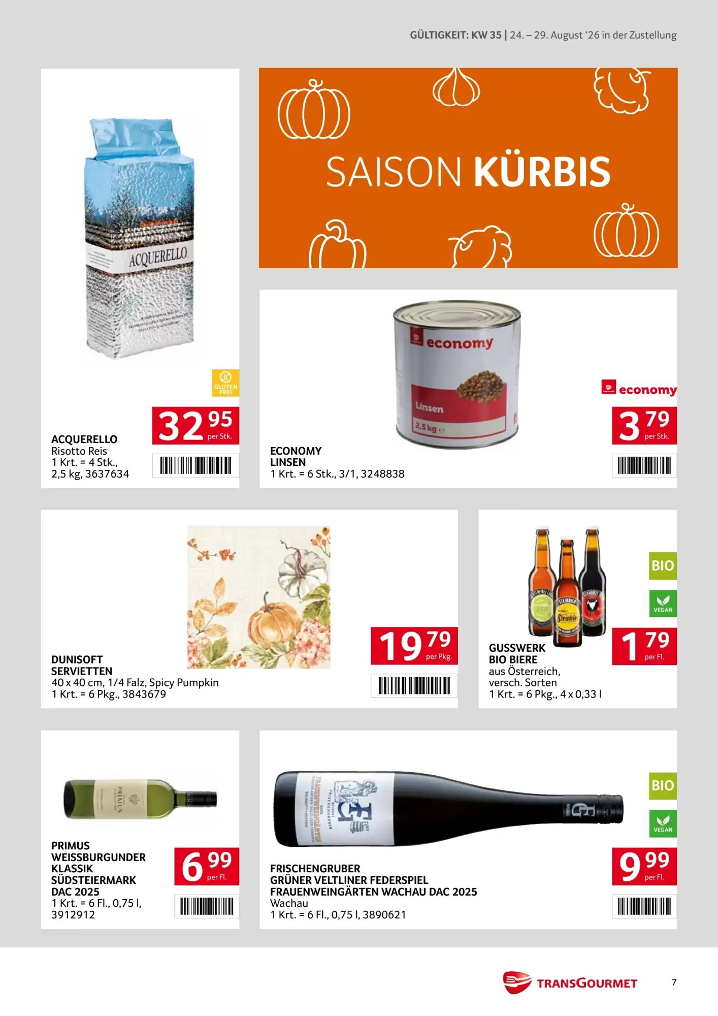 Transgourmet Flugblatt (ab 24.08.2026) - Angebote und Prospekt - Seite 7