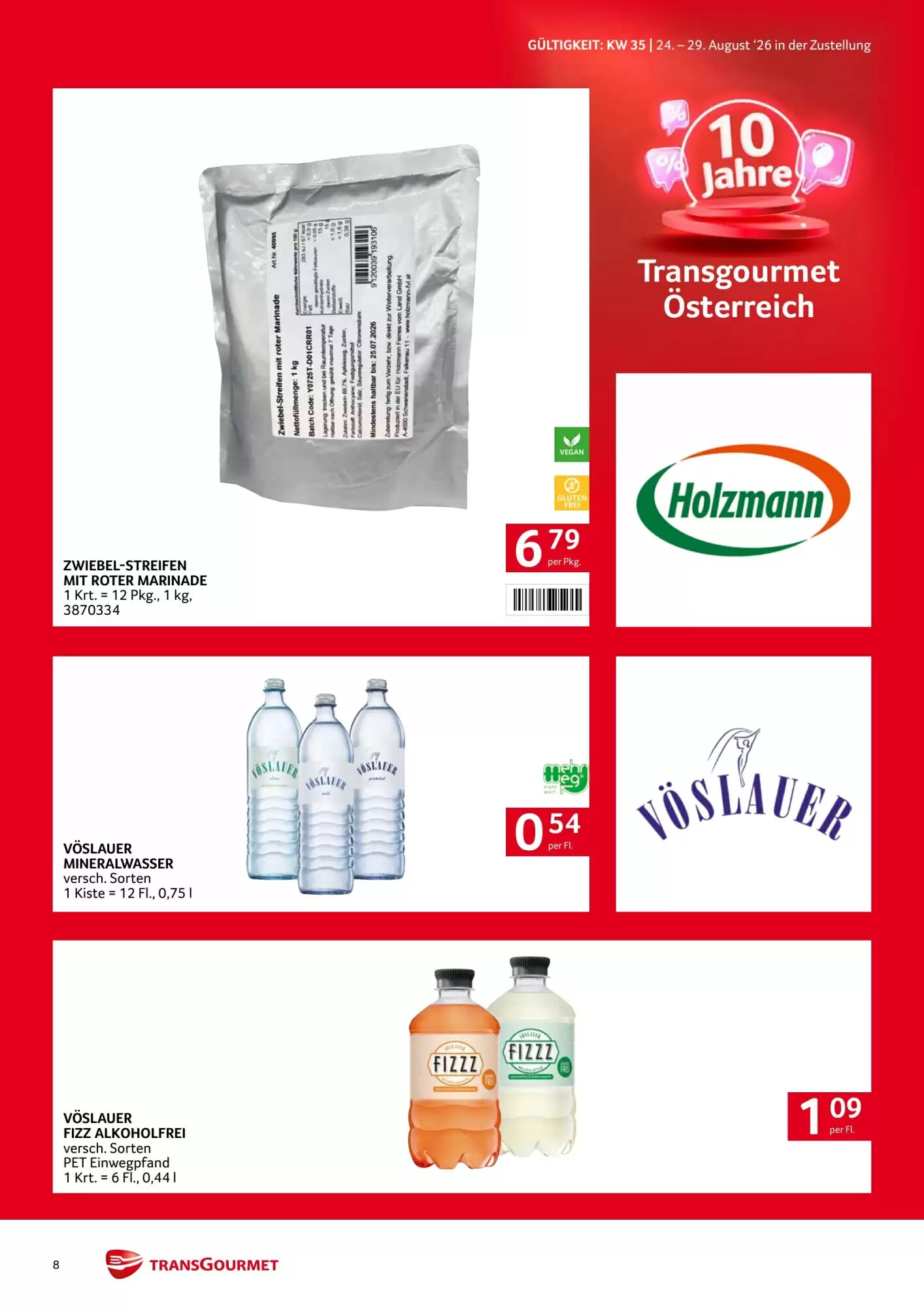 Transgourmet Flugblatt (ab 24.08.2026) - Angebote und Prospekt - Seite 8