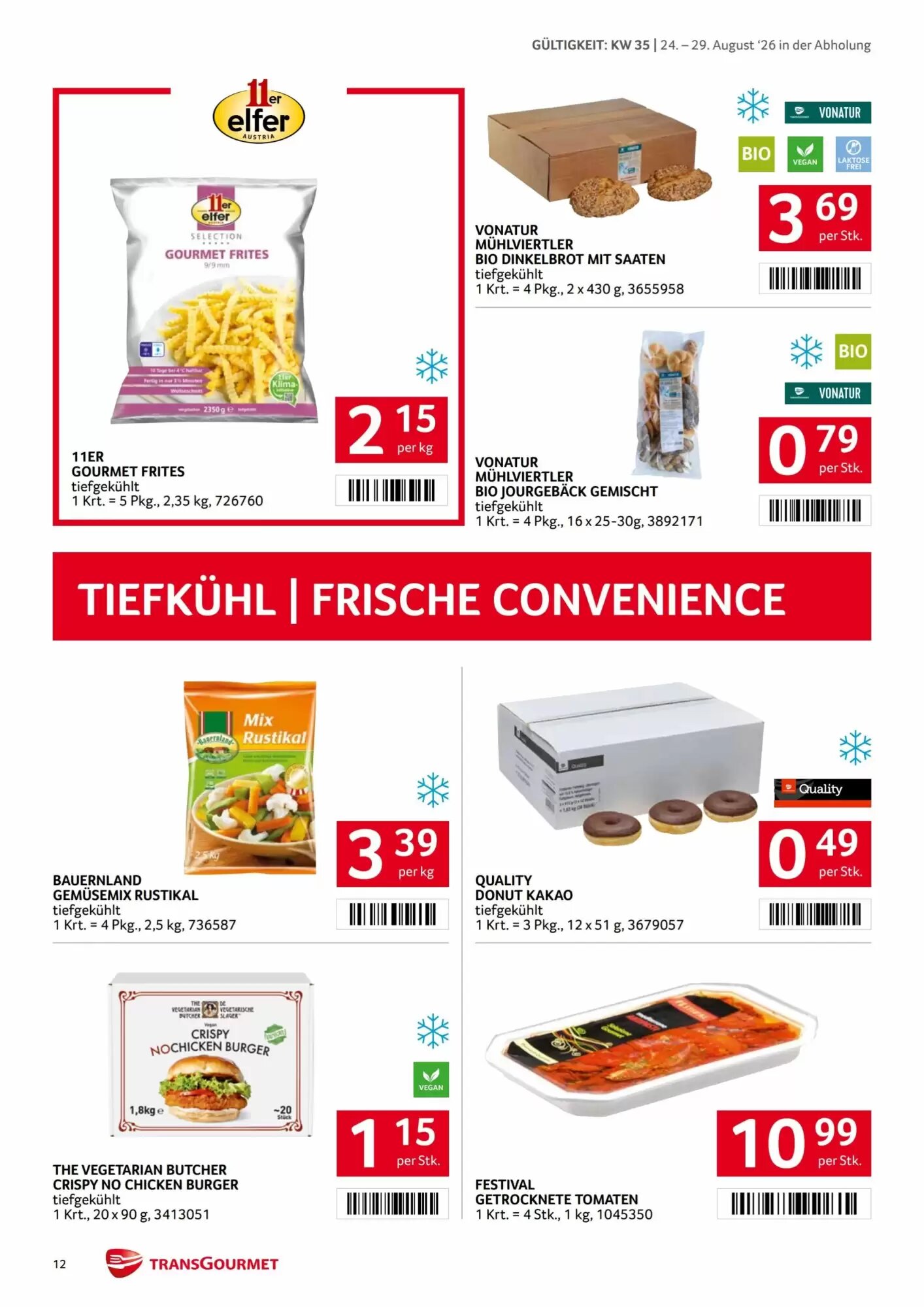 Transgourmet Flugblatt (ab 24.08.2026) - Angebote und Prospekt - Seite 12