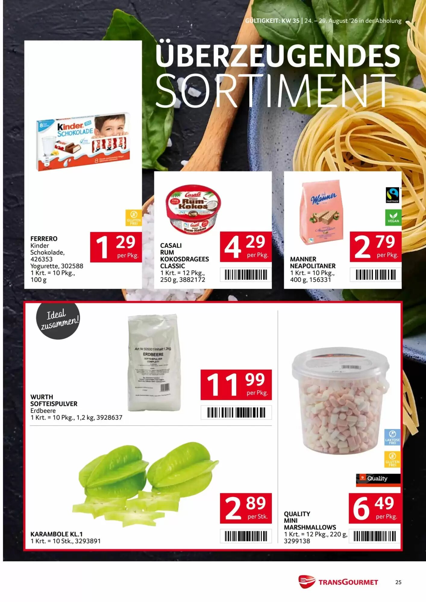 Transgourmet Flugblatt (ab 24.08.2026) - Angebote und Prospekt - Seite 25