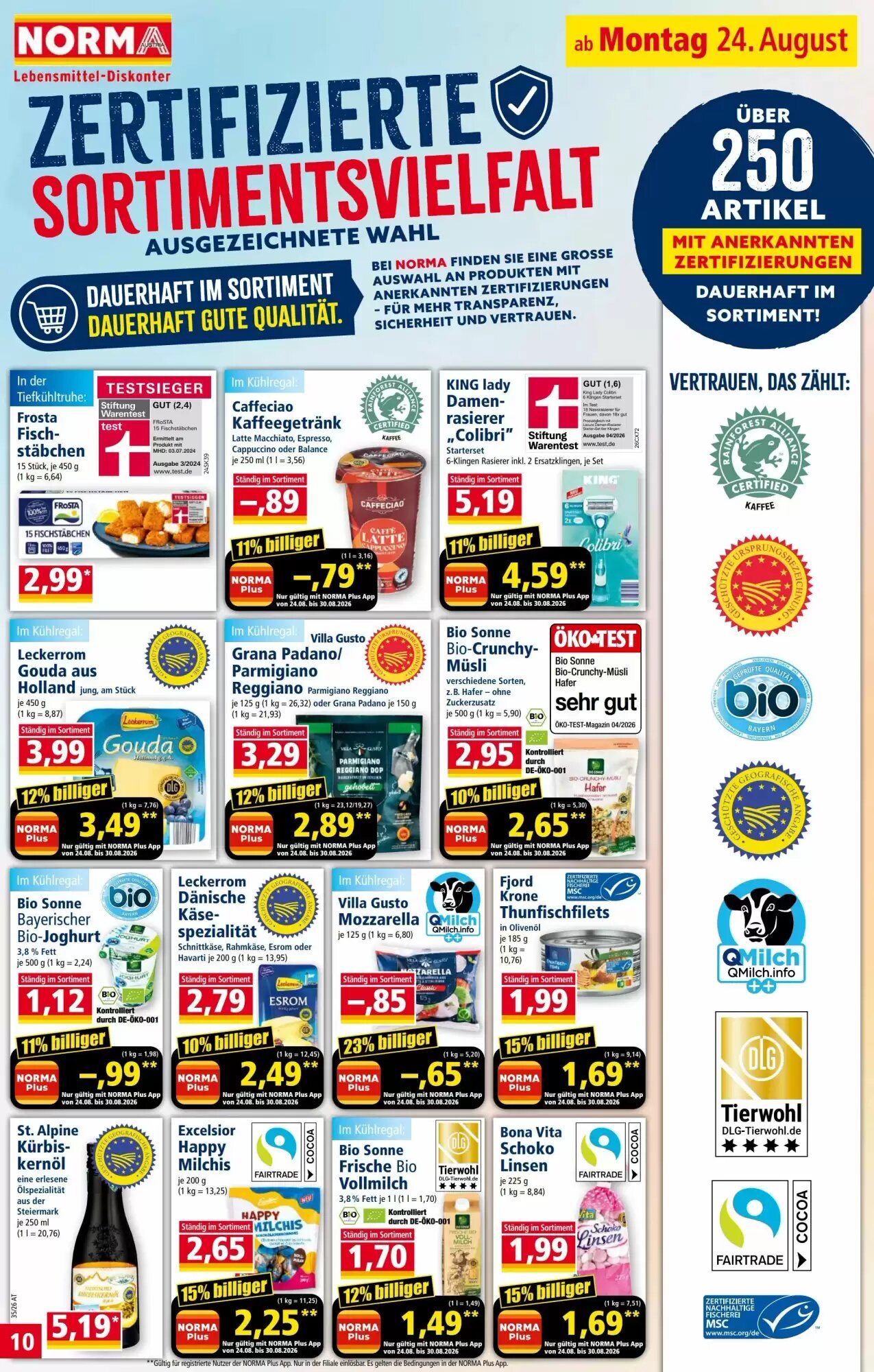 Norma Flugblatt (ab 24.08.2026) - Angebote und Prospekt - Seite 10