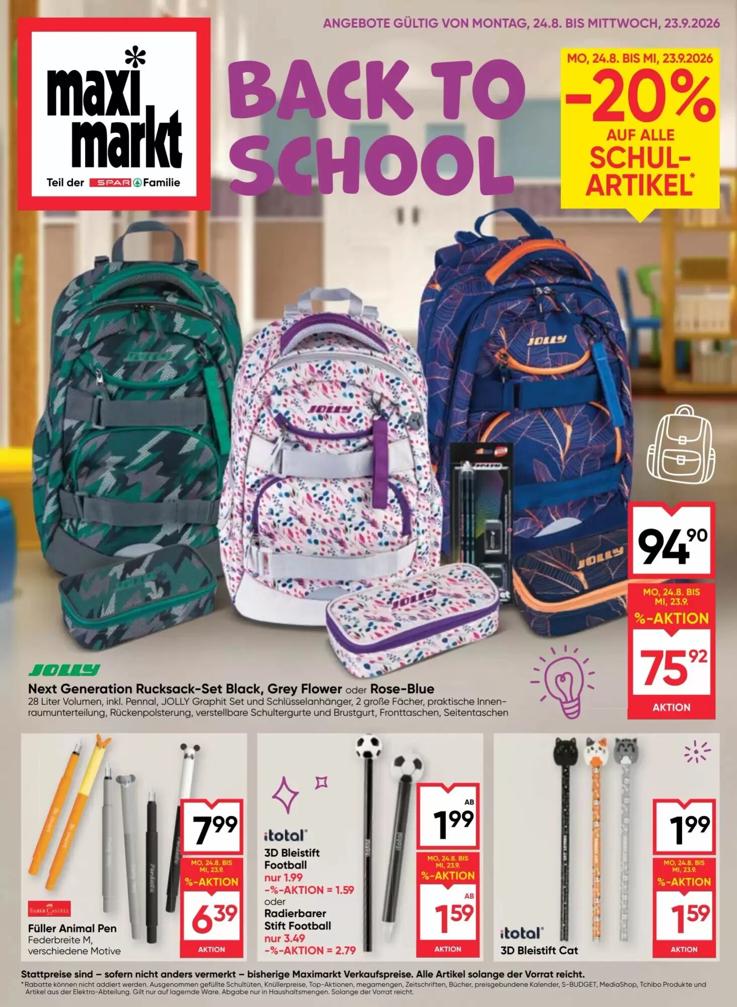 Maximarkt Flugblatt (ab 24.08.2026) - Angebote und Prospekt - Seite 1