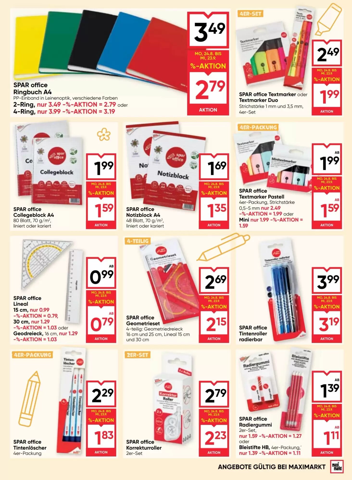 Maximarkt Flugblatt (ab 24.08.2026) - Angebote und Prospekt - Seite 17