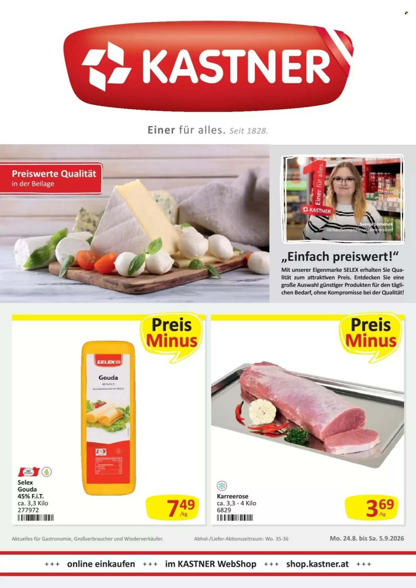 Kastner Flugblatt (ab 24.08.2026) - Angebote und Prospekt - Seite 1