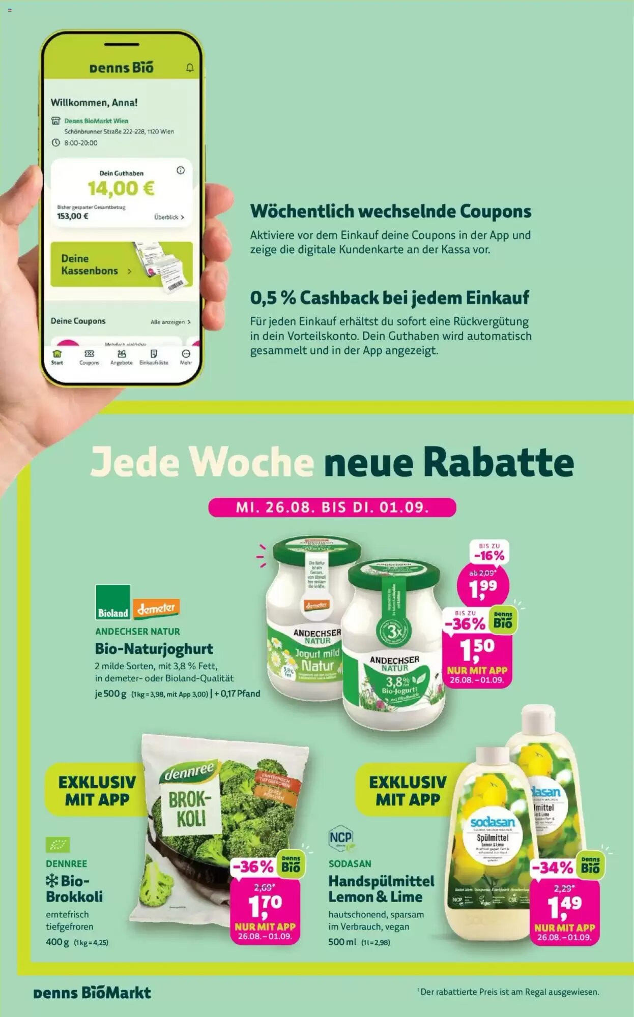 Denn's Biomarkt Flugblatt (ab 26.08.2026) - Angebote und Prospekt - Seite 2
