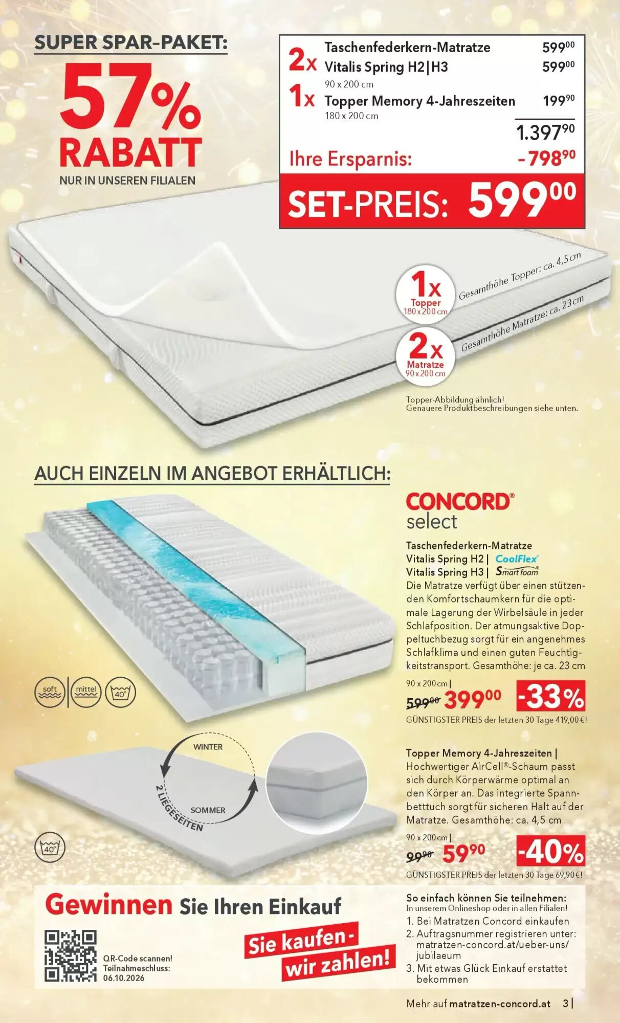 Matratzen Concord Flugblatt (ab 26.08.2026) - Angebote und Prospekt - Seite 3