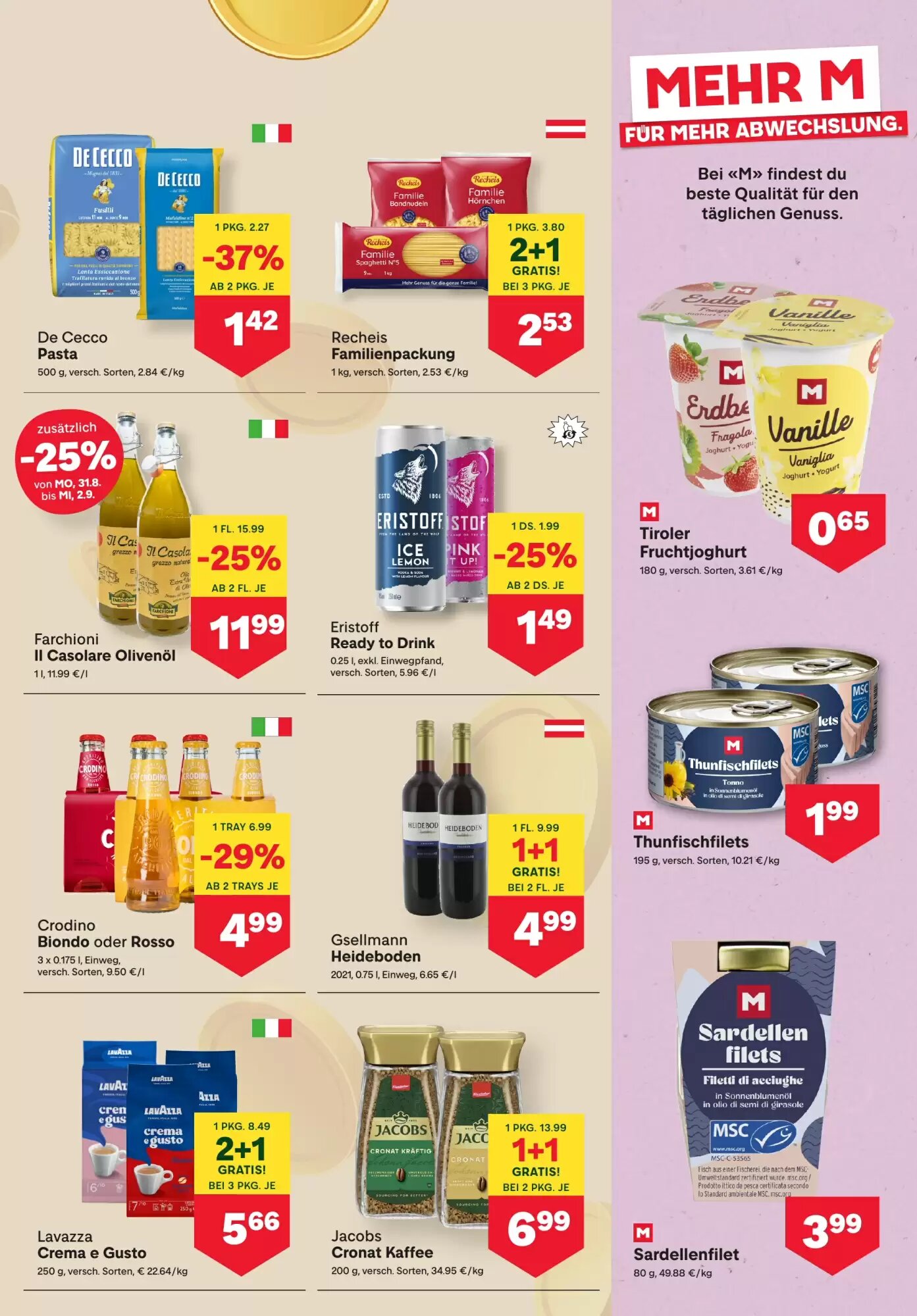 MPreis Flugblatt (ab 27.08.2026) - Angebote und Prospekt - Seite 7