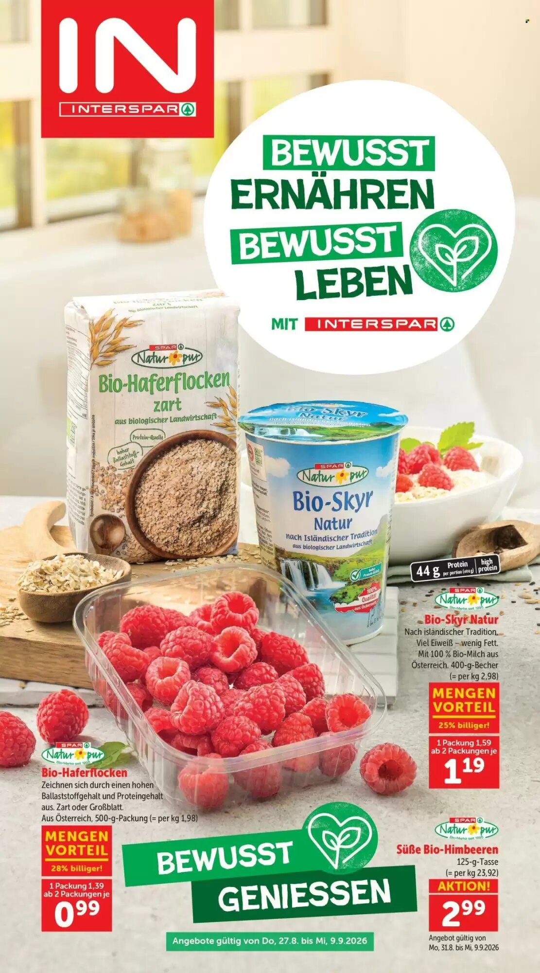 Interspar Flugblatt (ab 27.08.2026) - Angebote und Prospekt - Seite 1