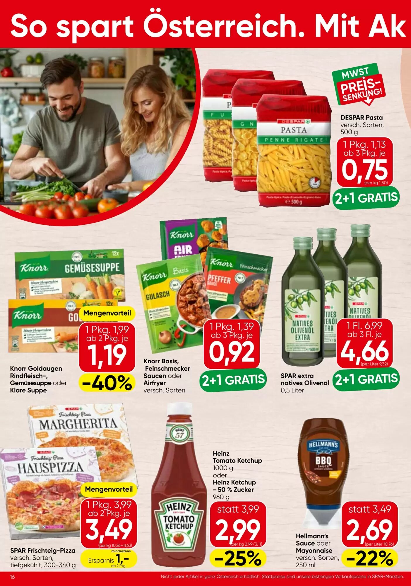 Spar Flugblatt (ab 27.08.2026) - Angebote und Prospekt - Seite 16