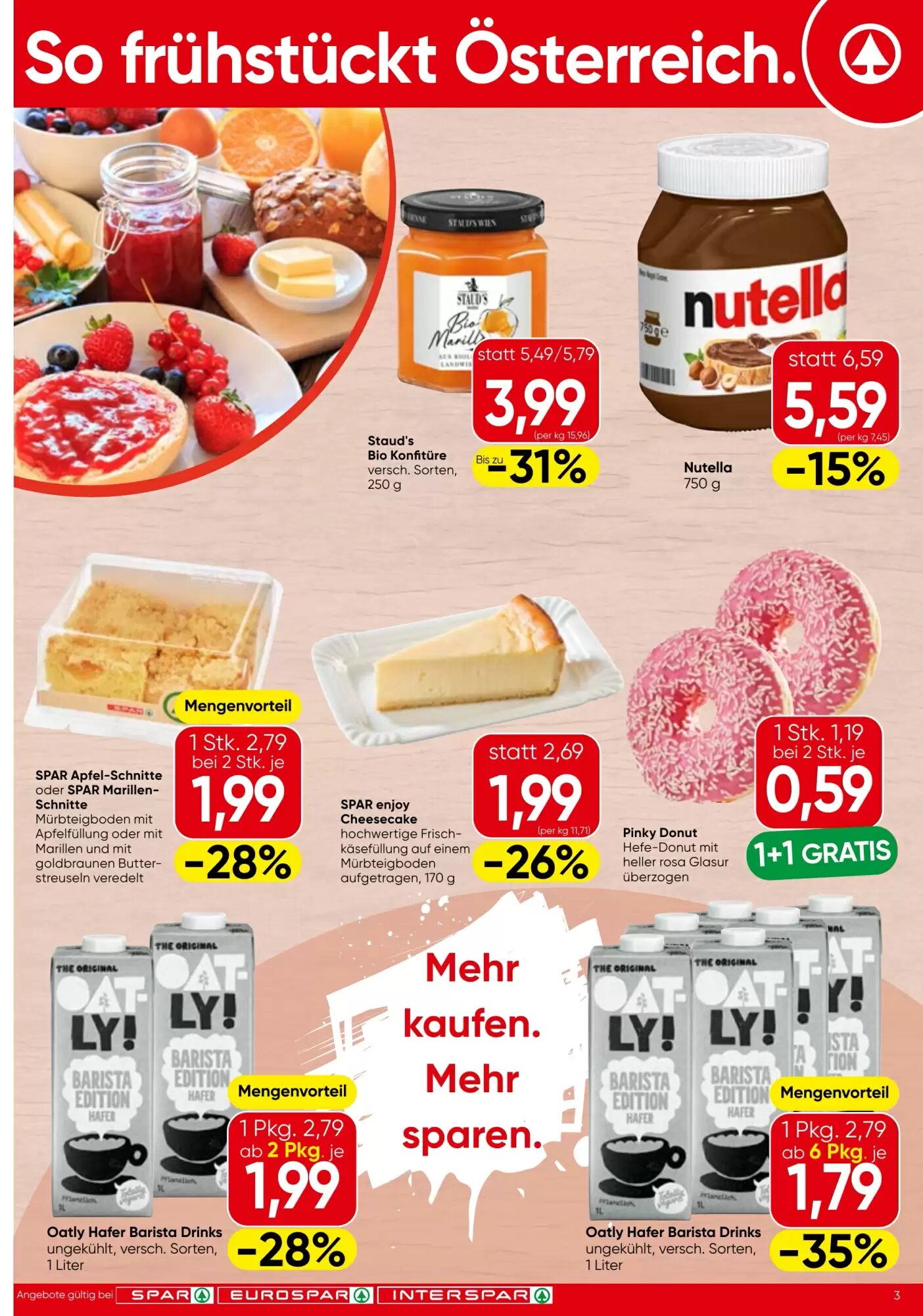 Spar Flugblatt (ab 27.08.2026) - Angebote und Prospekt - Seite 3