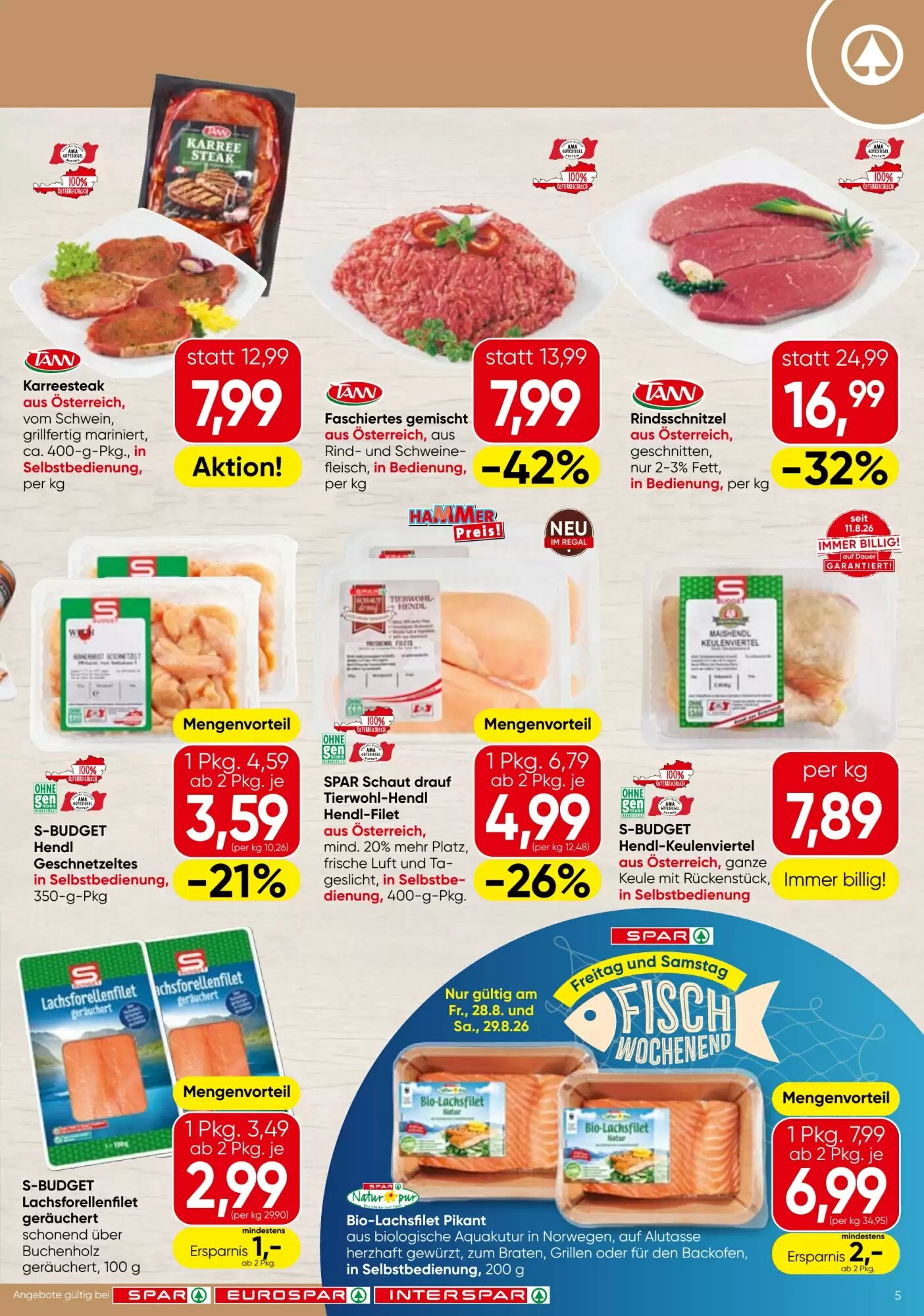 Spar Flugblatt (ab 27.08.2026) - Angebote und Prospekt - Seite 5