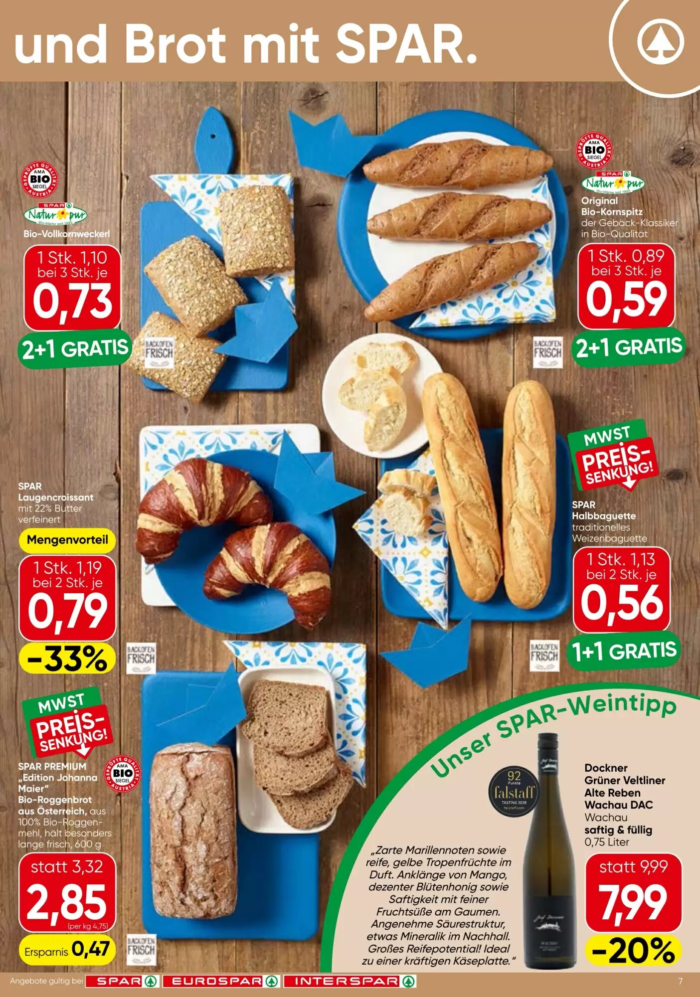 Spar Flugblatt (ab 27.08.2026) - Angebote und Prospekt - Seite 7