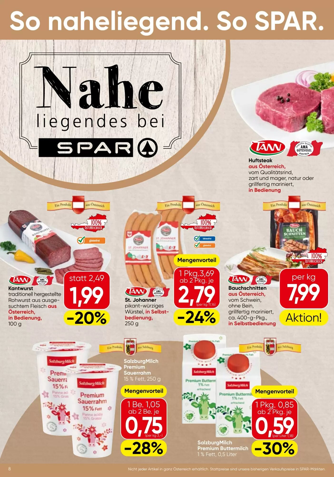 Spar Flugblatt (ab 27.08.2026) - Angebote und Prospekt - Seite 8