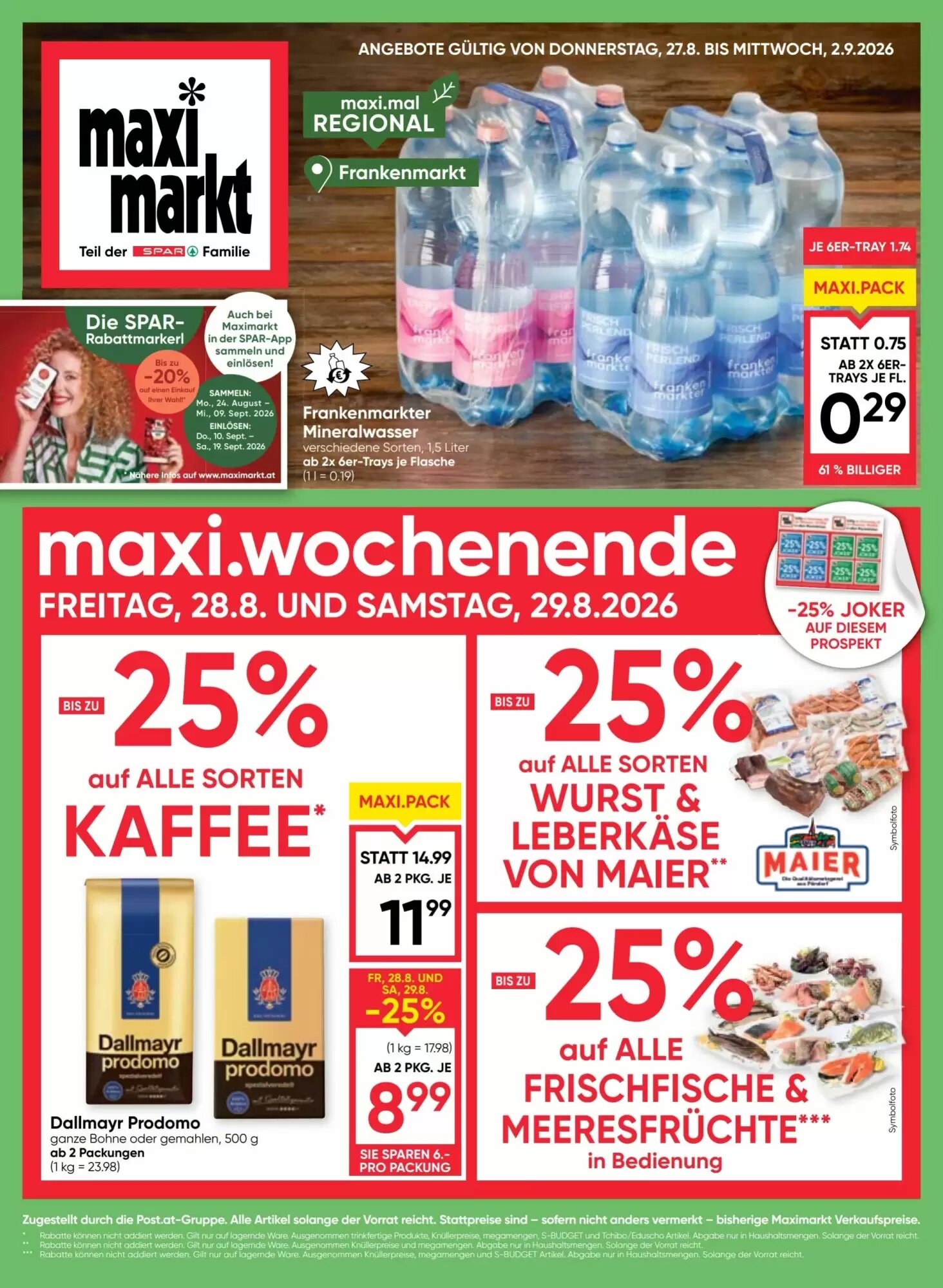 Maximarkt Flugblatt (ab 27.08.2026) - Angebote und Prospekt - Seite 1