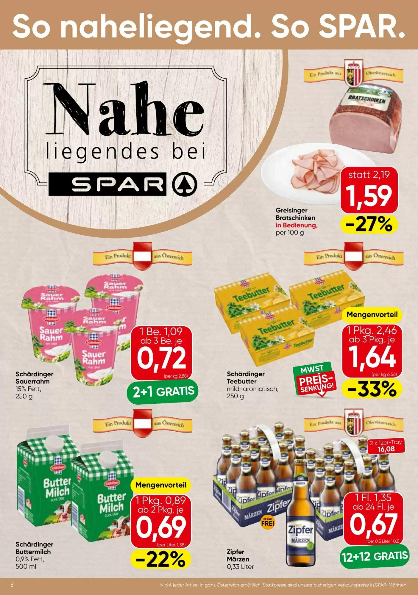 Strasser Markt Flugblatt (ab 27.08.2026) - Angebote und Prospekt - Seite 8