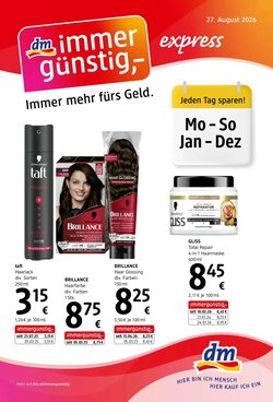 dm Flugblatt (ab 27.08.2026) - Angebote und Prospekt