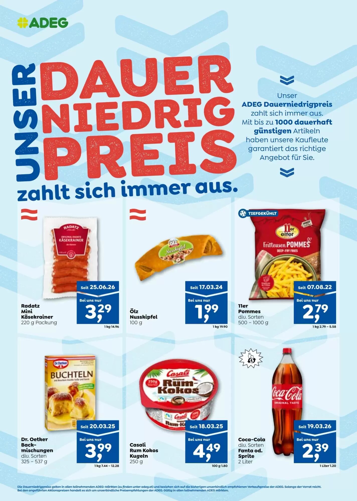 ADEG Flugblatt (ab 27.08.2026) - Angebote und Prospekt - Seite 1