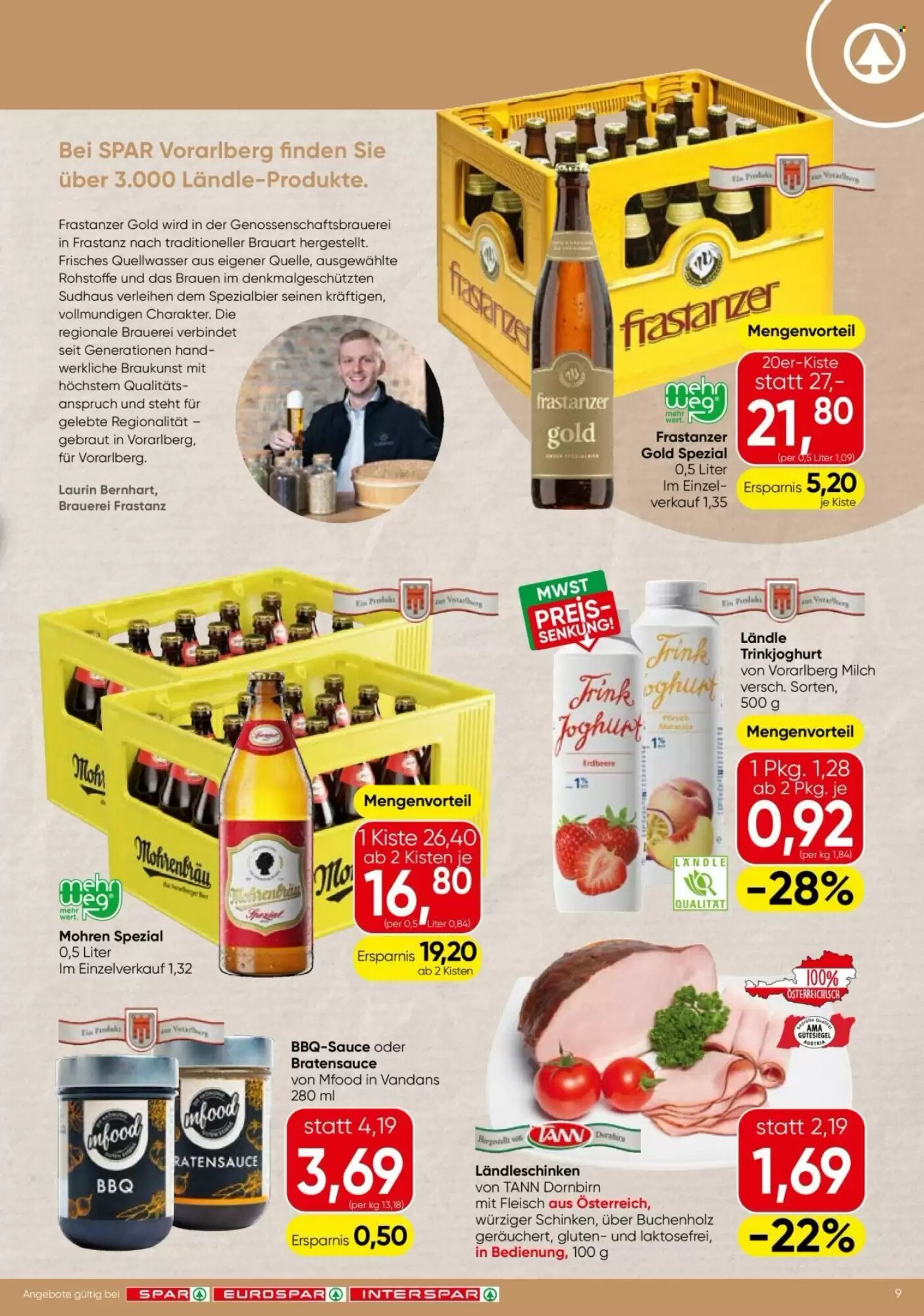 Eurospar Flugblatt (ab 27.08.2026) - Angebote und Prospekt - Seite 9