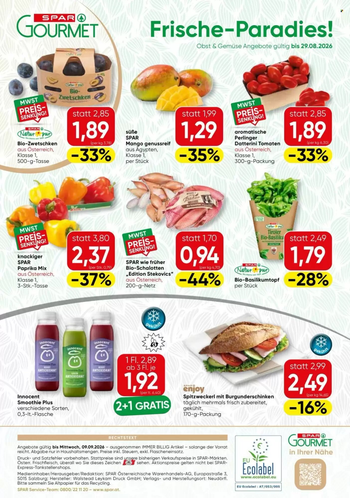 Spar Flugblatt (ab 27.08.2026) - Angebote und Prospekt - Seite 12