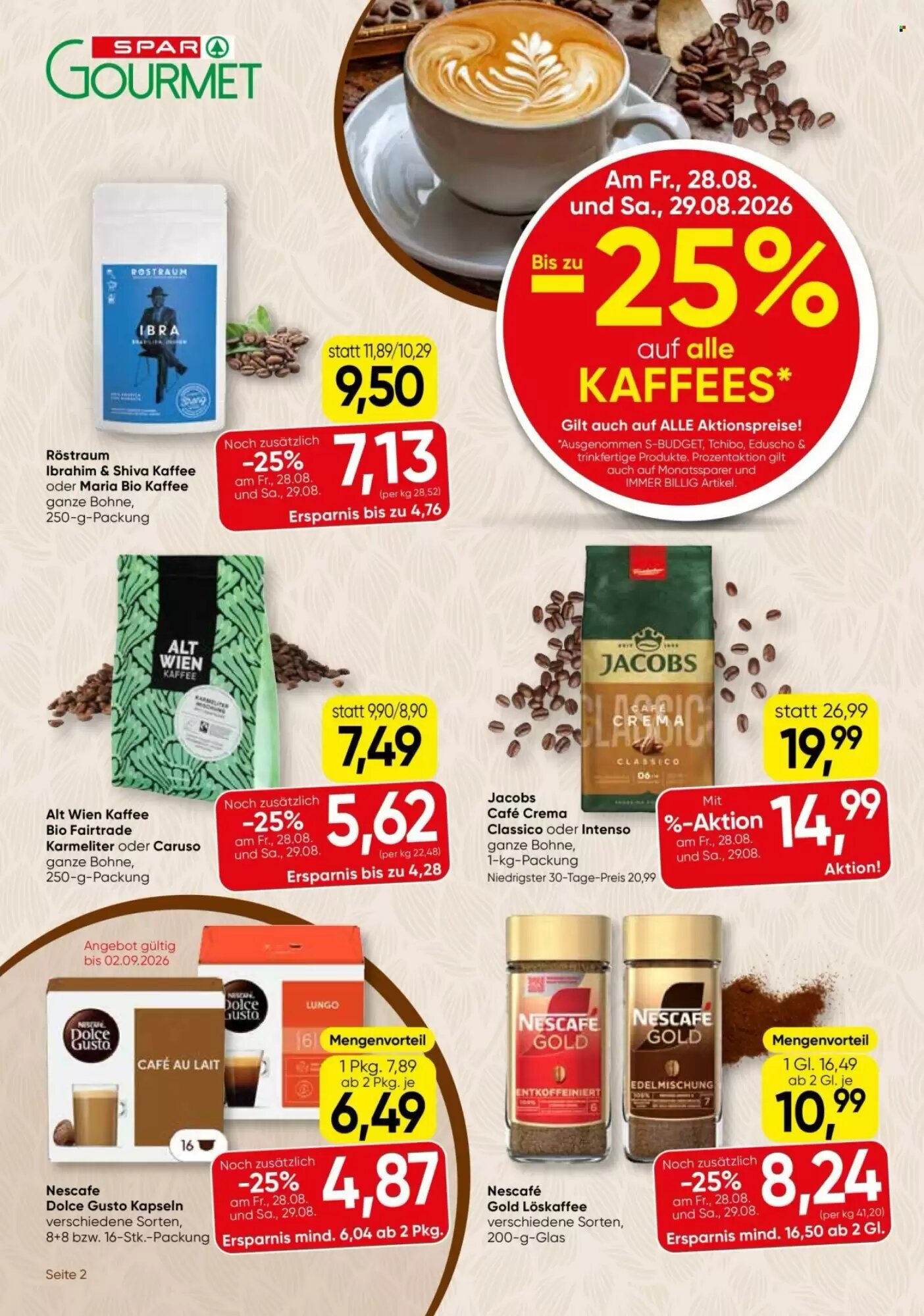 Spar Flugblatt (ab 27.08.2026) - Angebote und Prospekt - Seite 2