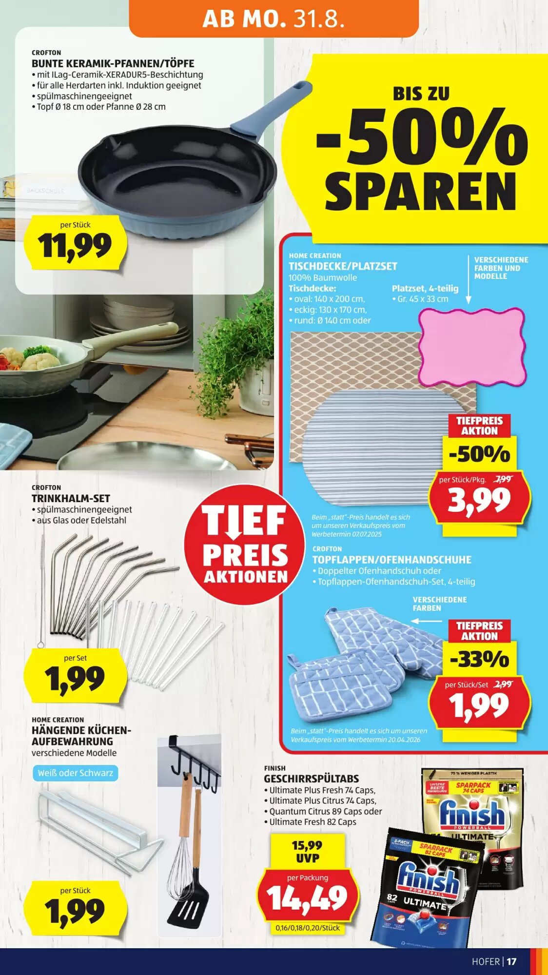 Hofer Flugblatt (ab 28.08.2026) - Angebote und Prospekt - Seite 29