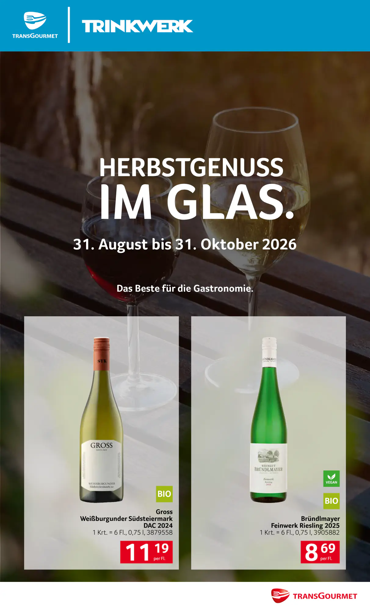 Transgourmet Flugblatt (ab 30.08.2026) - Angebote und Prospekt - Seite 1