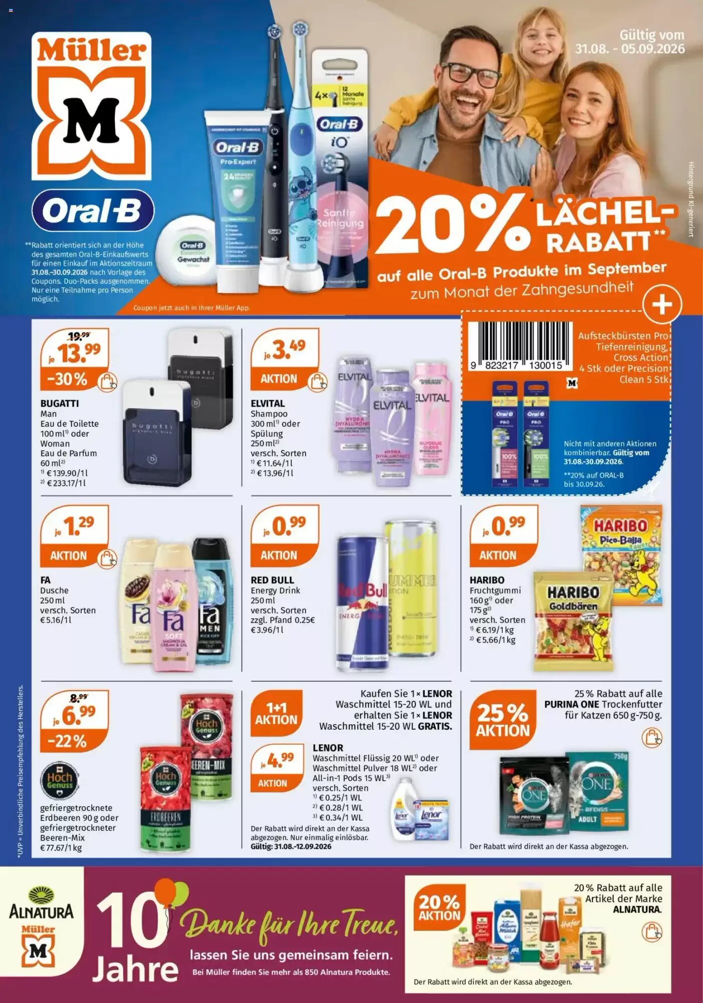Müller Flugblatt (ab 31.08.2026) - Angebote und Prospekt - Seite 1