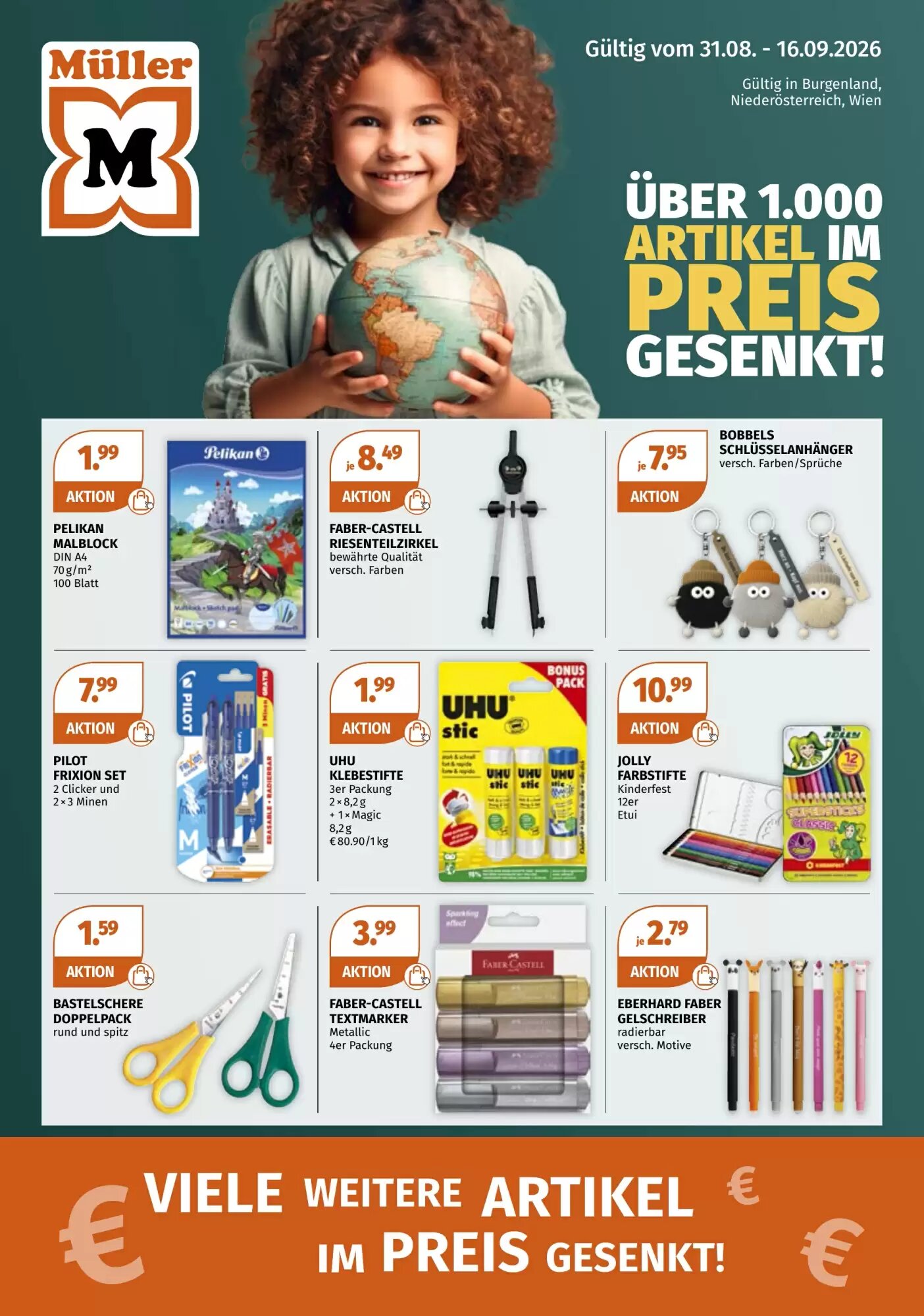Müller Flugblatt (ab 31.08.2026) - Angebote und Prospekt - Seite 1
