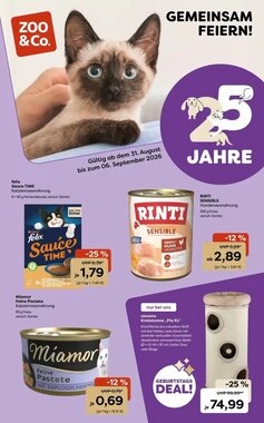 ZOO & Co Flugblatt (ab 31.08.2026) - Angebote und Prospekt