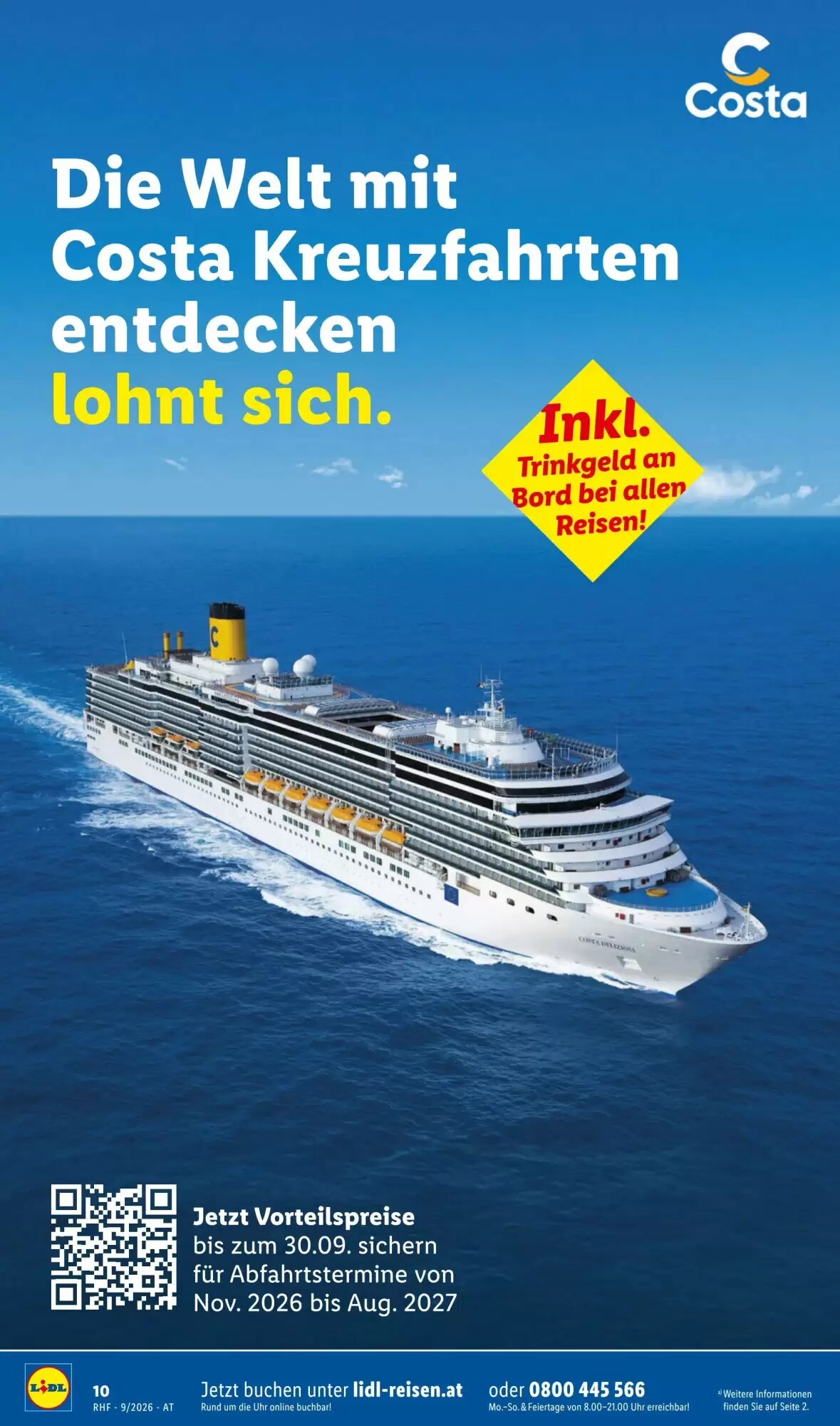 Lidl Reisen Flugblatt (ab 31.08.2026) - Angebote und Prospekt - Seite 10