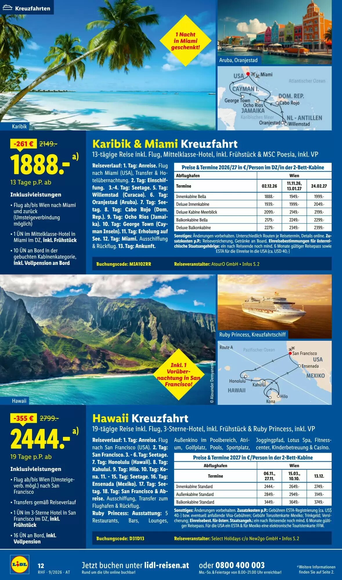 Lidl Reisen Flugblatt (ab 31.08.2026) - Angebote und Prospekt - Seite 12