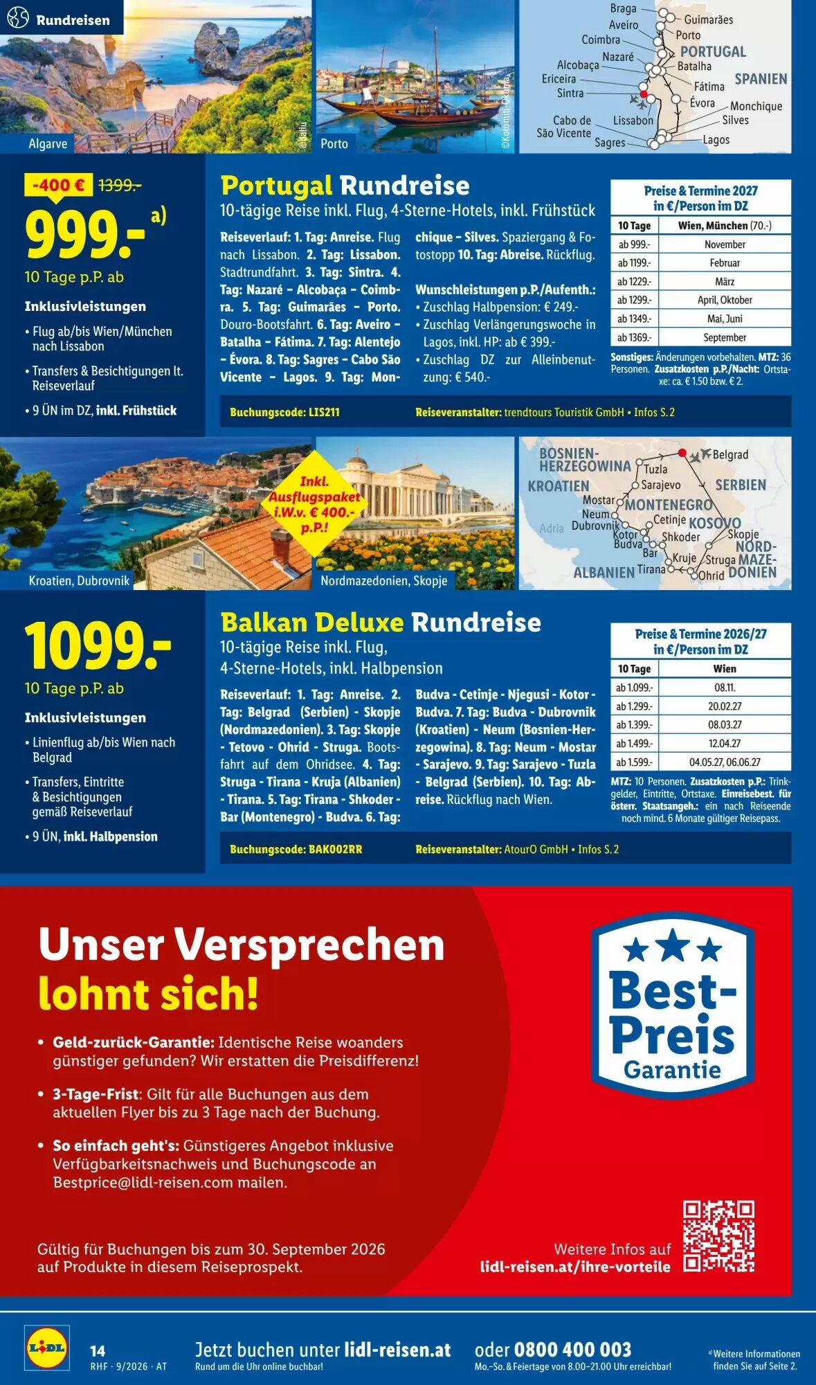 Lidl Reisen Flugblatt (ab 31.08.2026) - Angebote und Prospekt - Seite 14