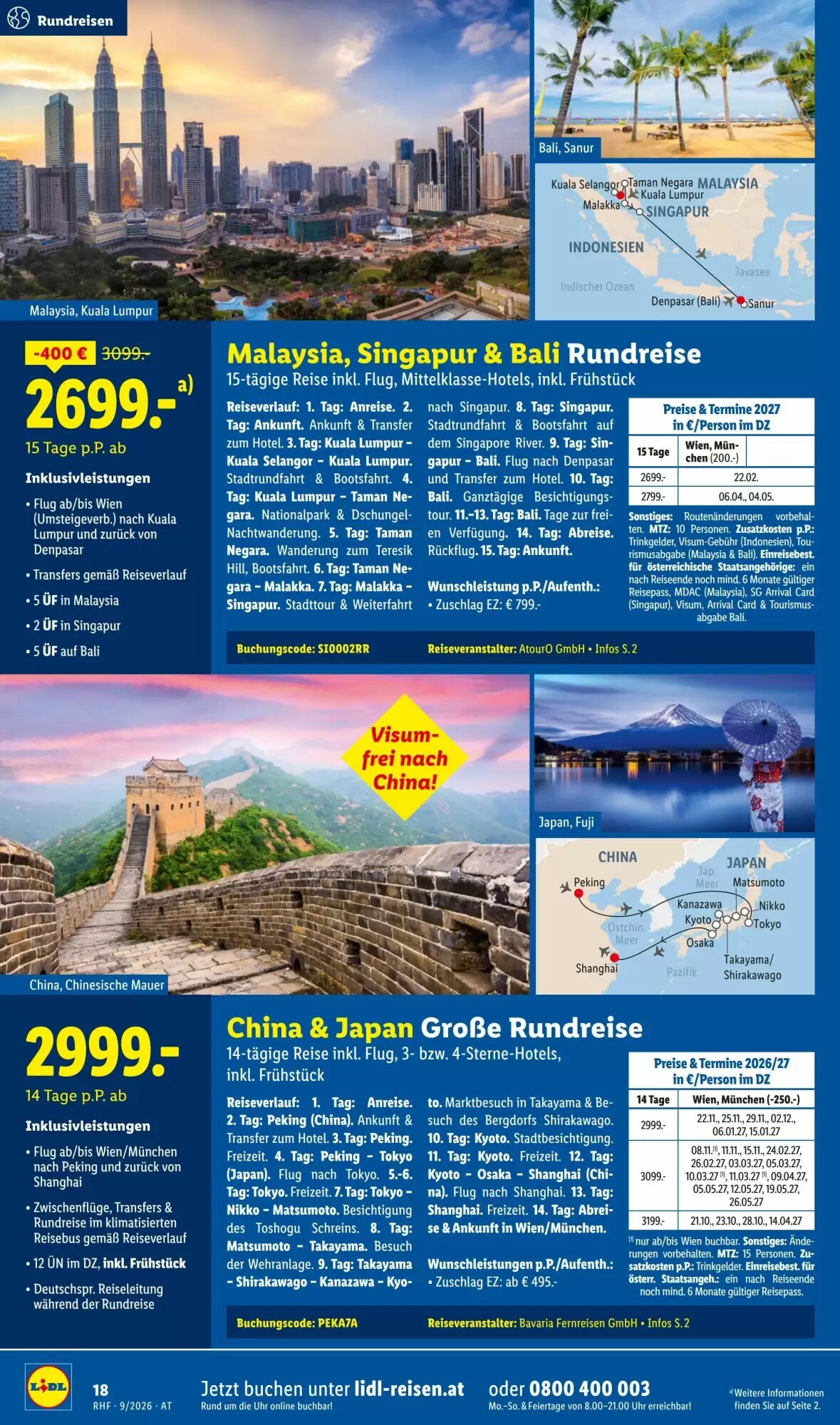 Lidl Reisen Flugblatt (ab 31.08.2026) - Angebote und Prospekt - Seite 18