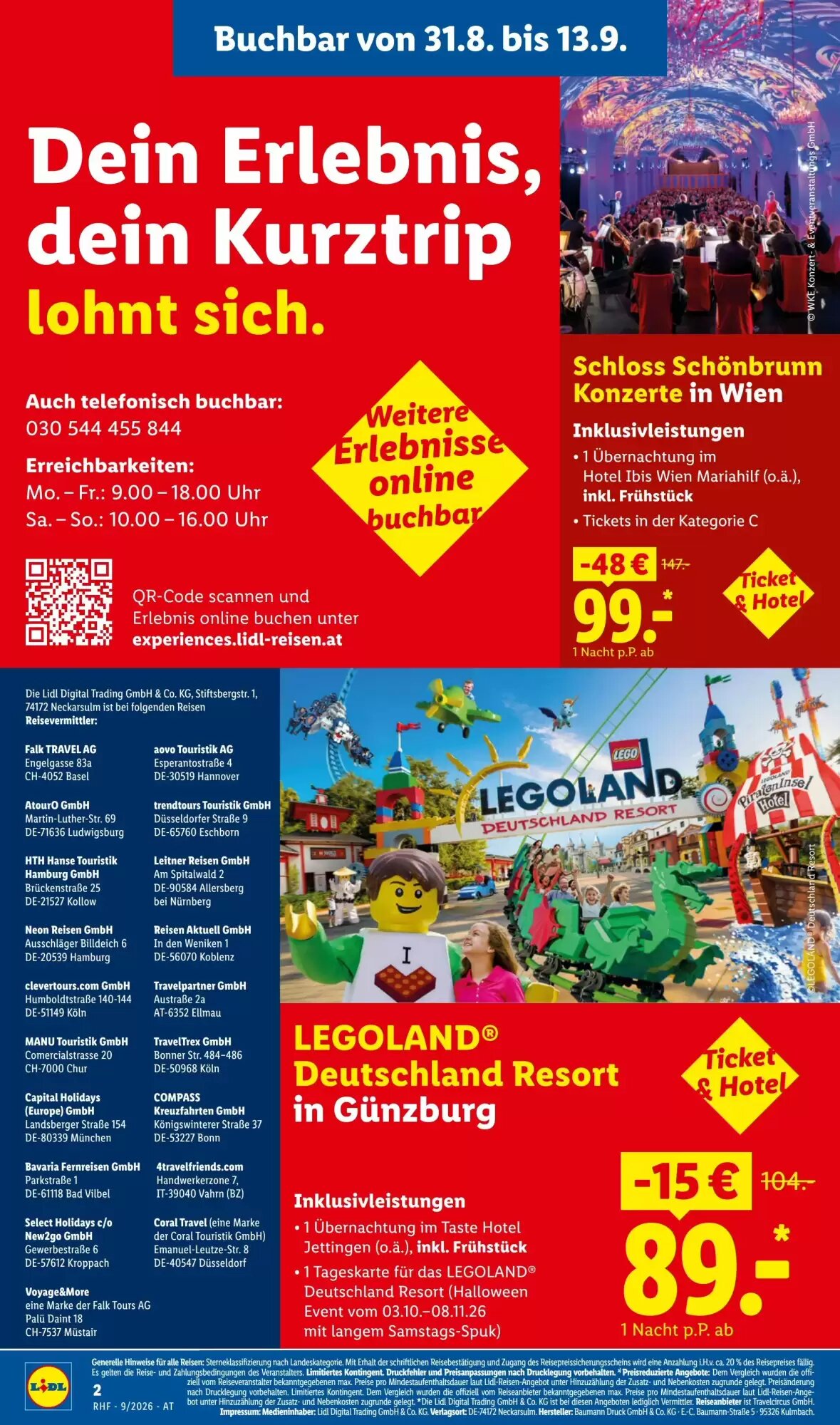 Lidl Reisen Flugblatt (ab 31.08.2026) - Angebote und Prospekt - Seite 2