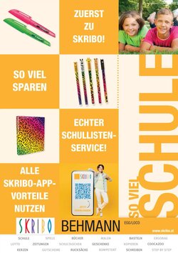 Skribo Flugblatt (ab 31.08.2026) - Angebote und Prospekt