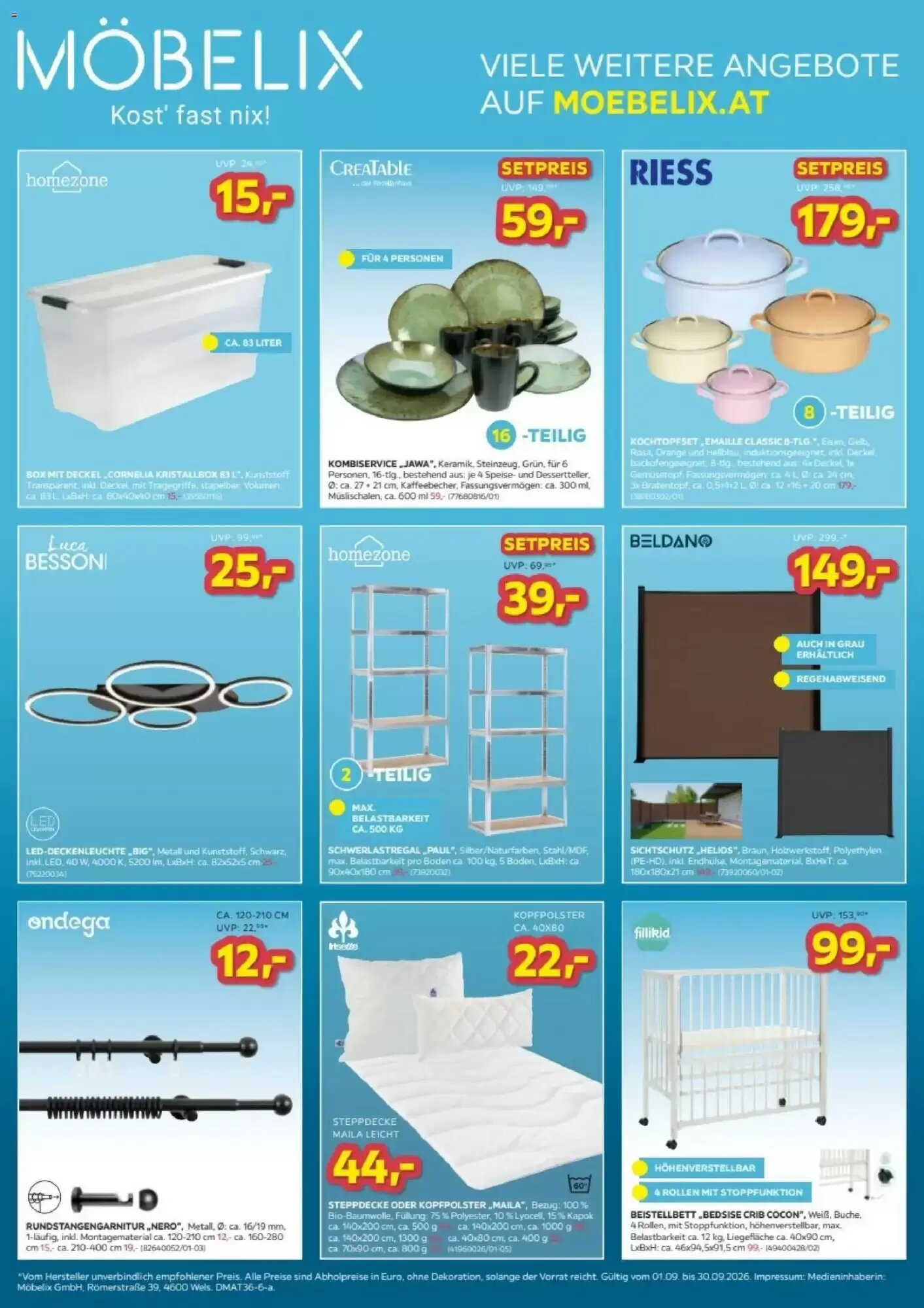 Möbelix Flugblatt (ab 01.09.2026) - Angebote und Prospekt - Seite 7