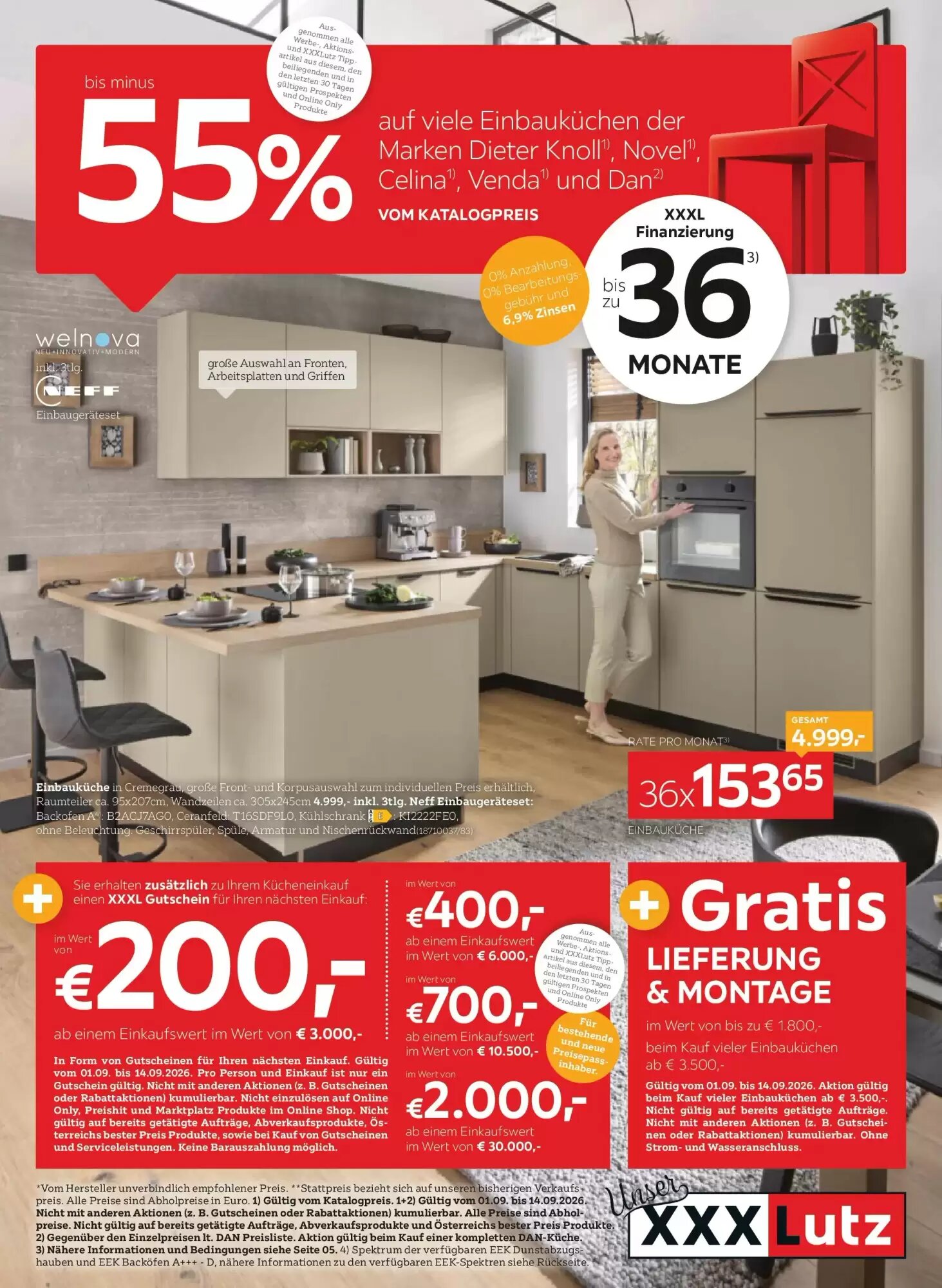 XXXLutz Flugblatt (ab 01.09.2026) - Angebote und Prospekt - Seite 1