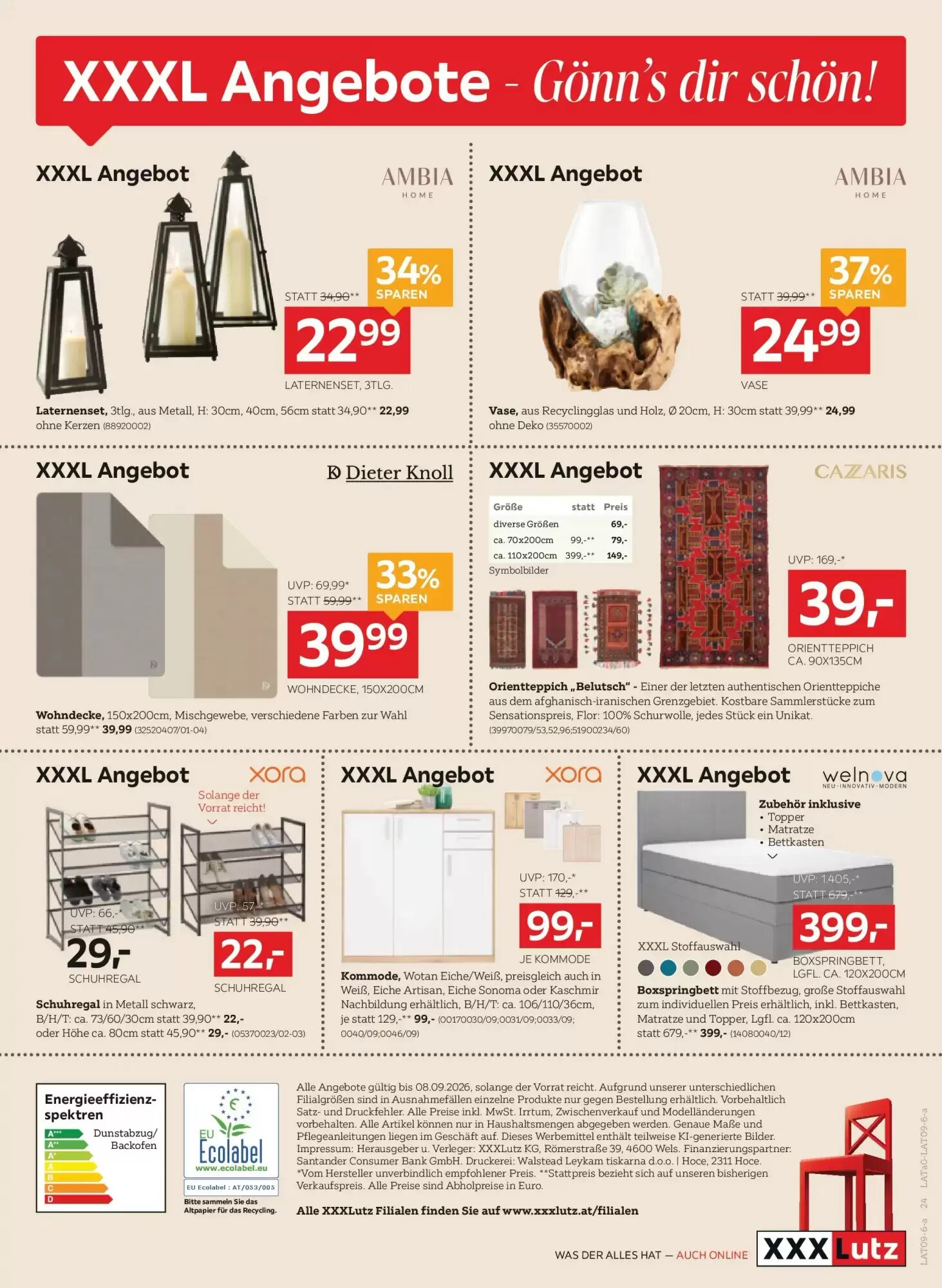 XXXLutz Flugblatt (ab 01.09.2026) - Angebote und Prospekt - Seite 24