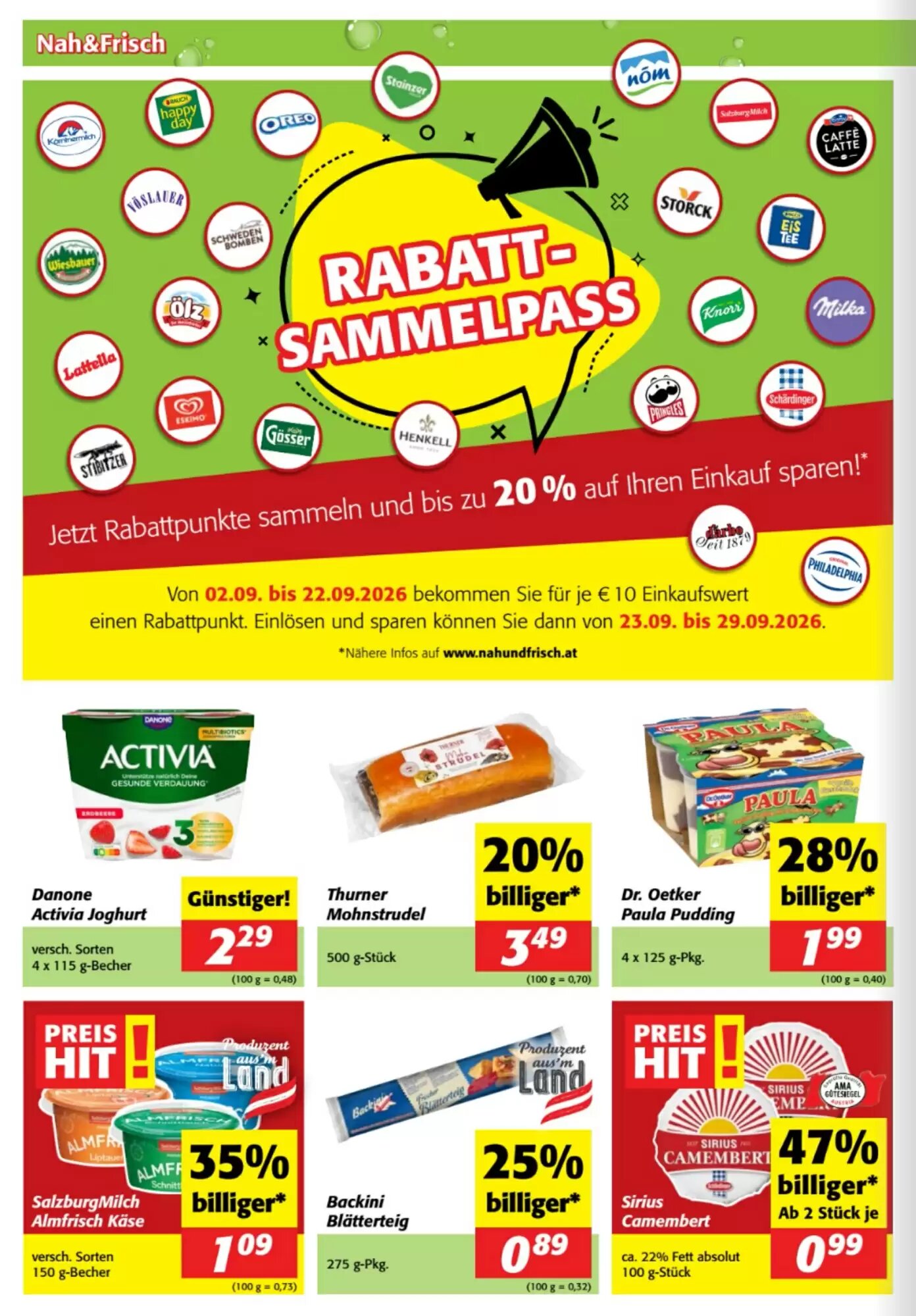 Nah&Frisch Flugblatt (ab 02.09.2026) - Angebote und Prospekt - Seite 2