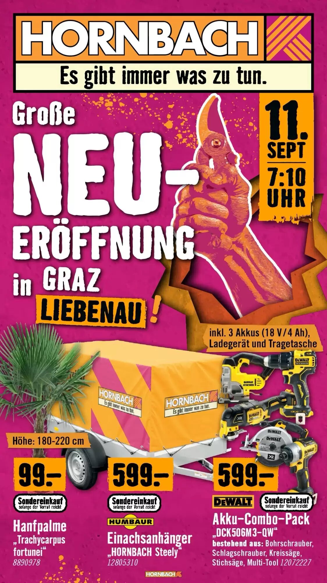 Hornbach Flugblatt (ab 02.09.2026) - Angebote und Prospekt - Seite 1