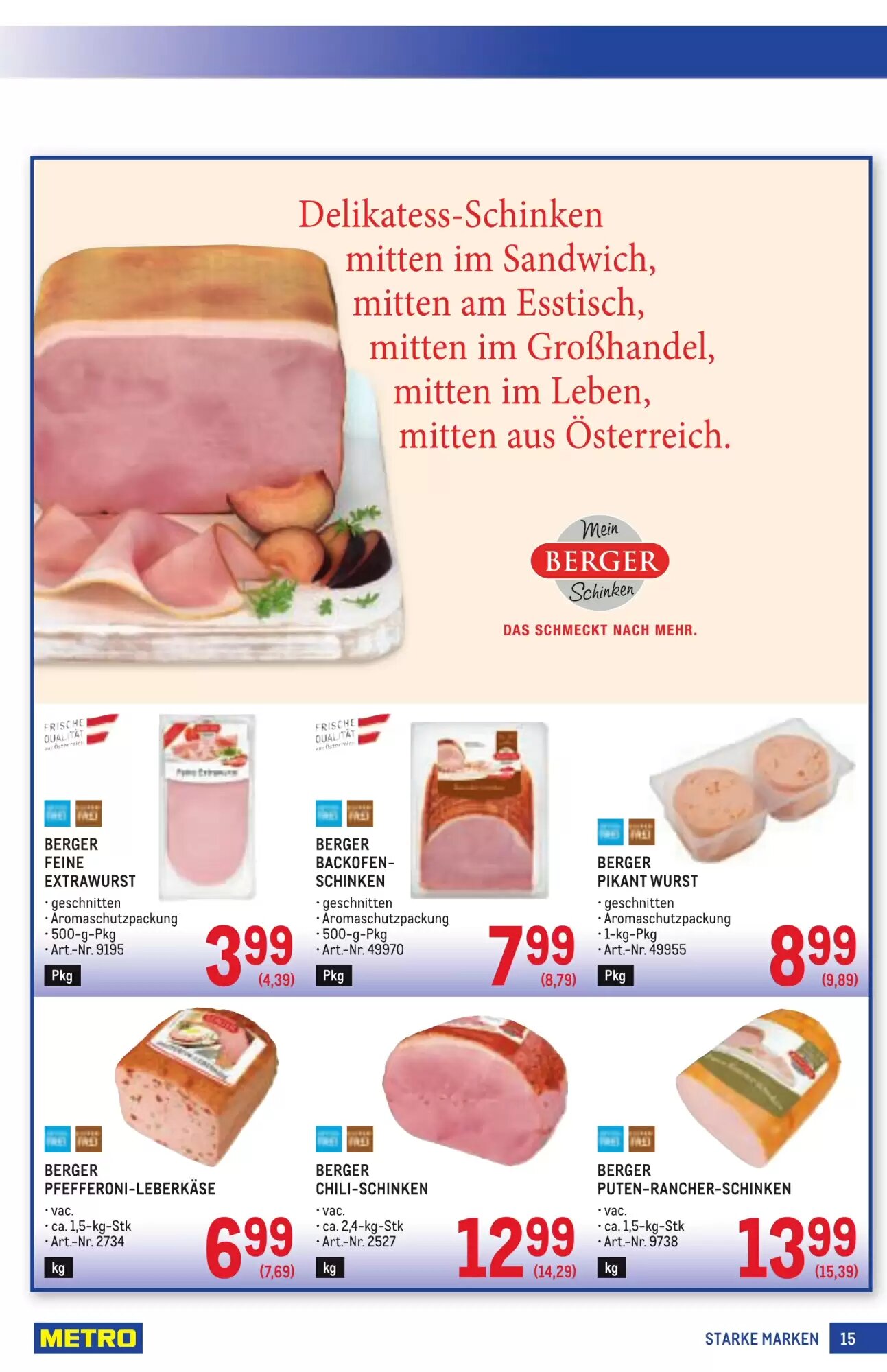 Metro Flugblatt (ab 03.09.2026) - Angebote und Prospekt - Seite 15