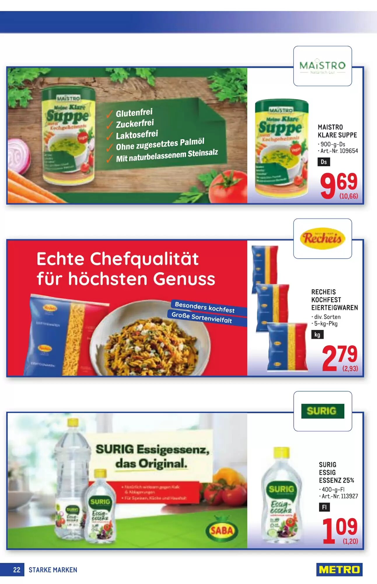 Metro Flugblatt (ab 03.09.2026) - Angebote und Prospekt - Seite 22