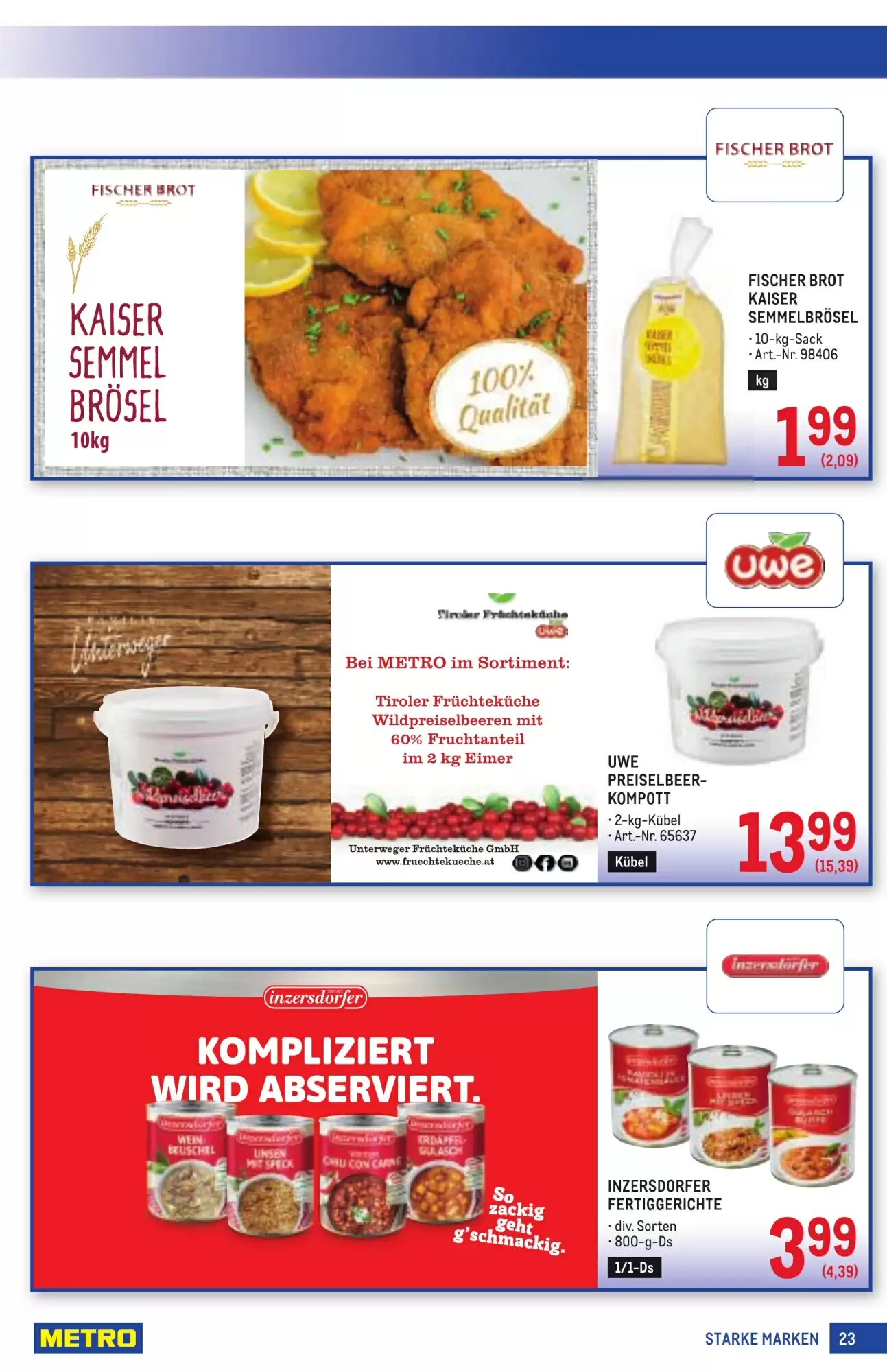 Metro Flugblatt (ab 03.09.2026) - Angebote und Prospekt - Seite 23