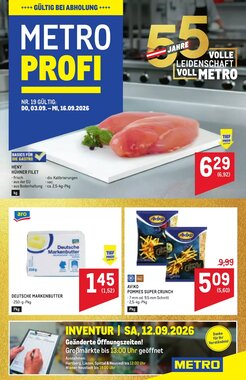 Metro Flugblatt (ab 03.09.2026) - Angebote und Prospekt