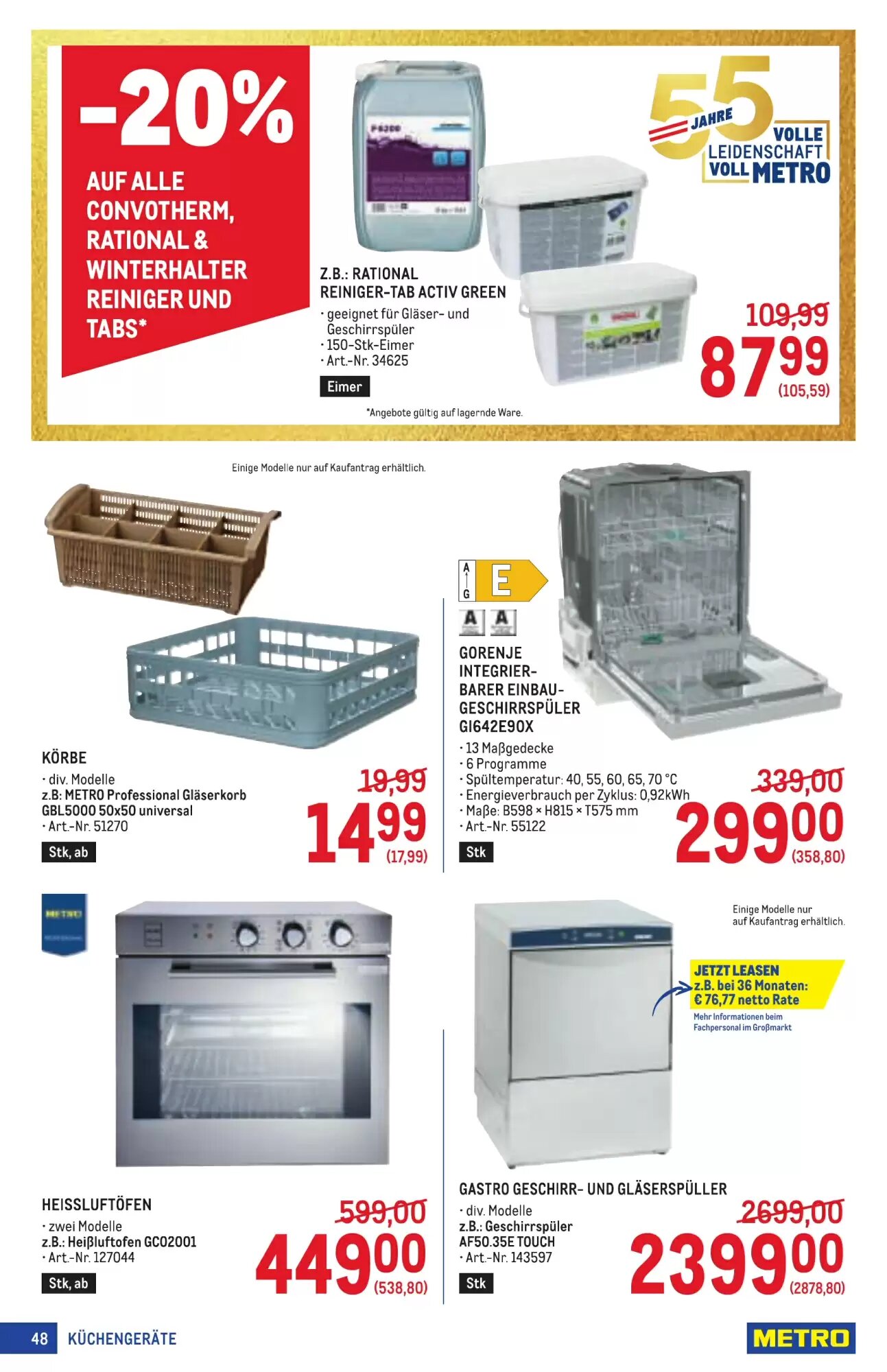 Metro Flugblatt (ab 03.09.2026) - Angebote und Prospekt - Seite 48