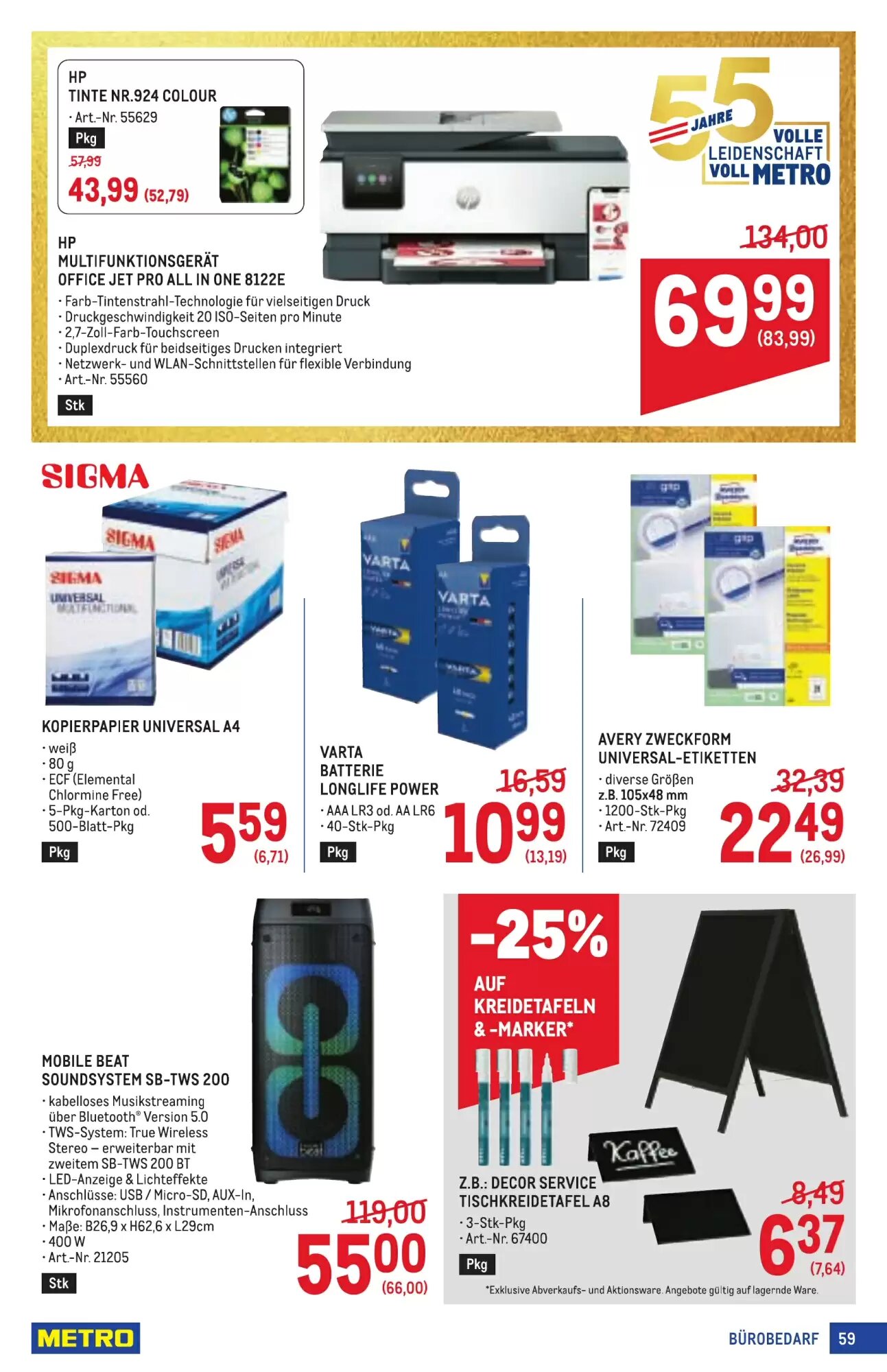 Metro Flugblatt (ab 03.09.2026) - Angebote und Prospekt - Seite 59