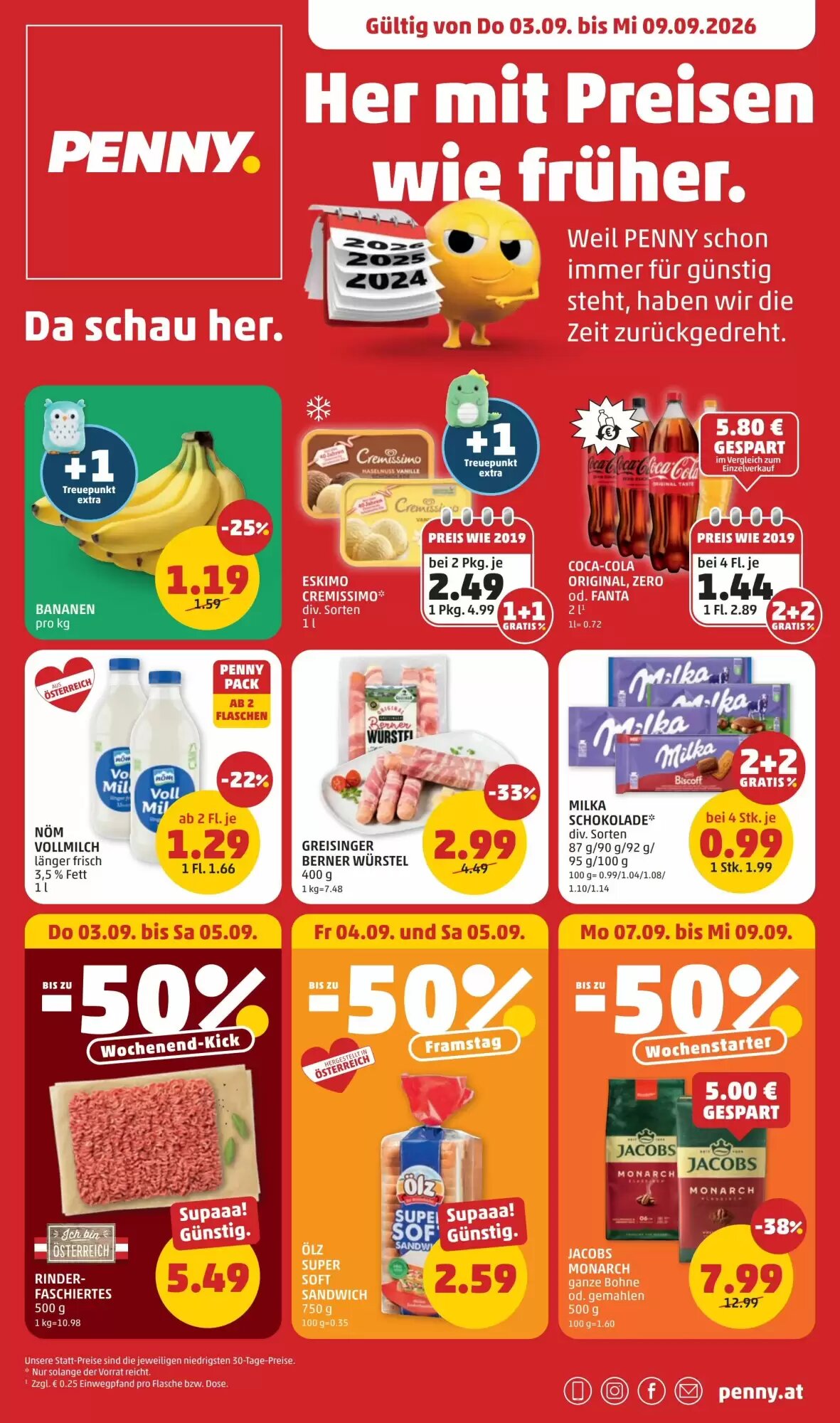 PENNY Flugblatt (ab 03.09.2026) - Angebote und Prospekt - Seite 1
