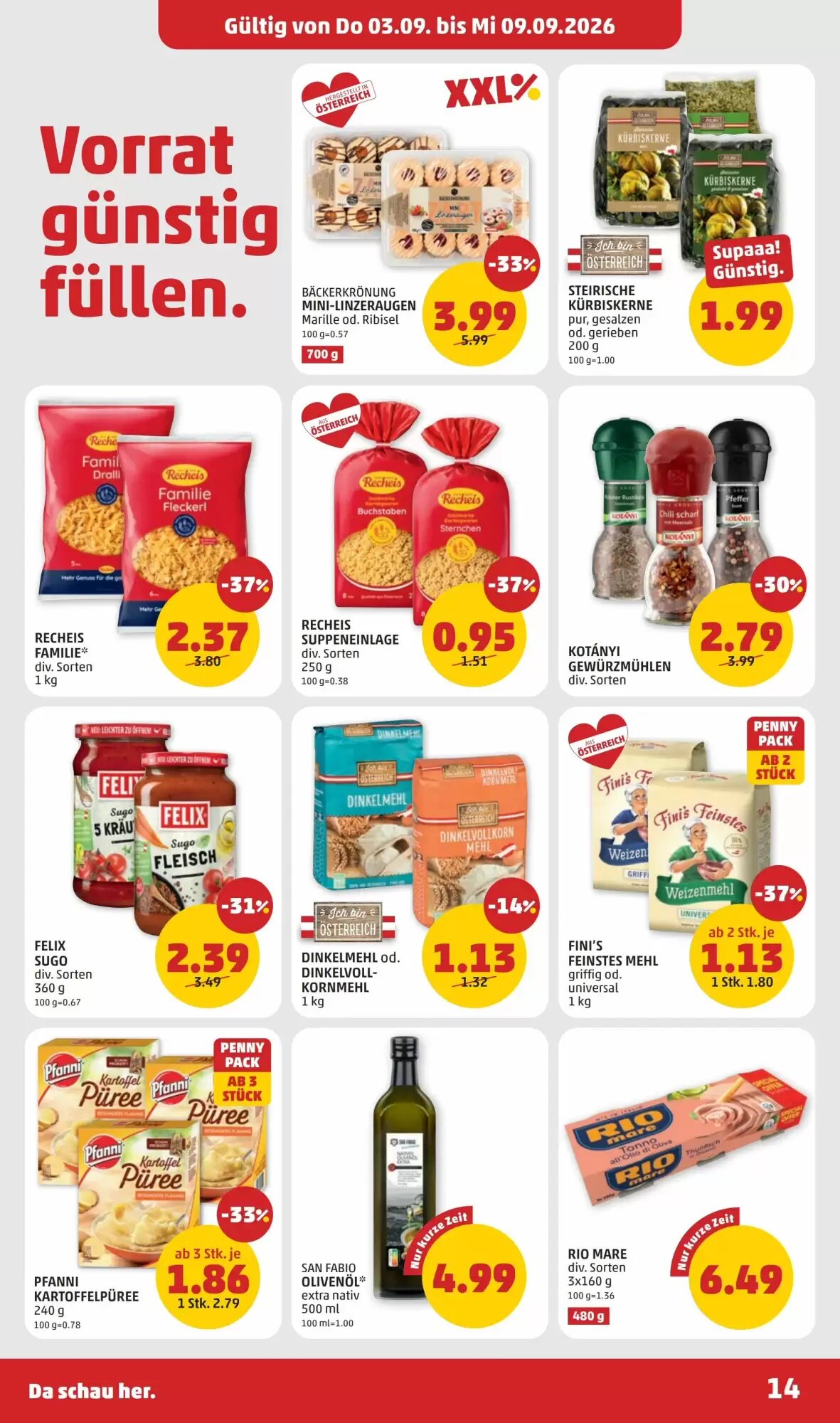 PENNY Flugblatt (ab 03.09.2026) - Angebote und Prospekt - Seite 14
