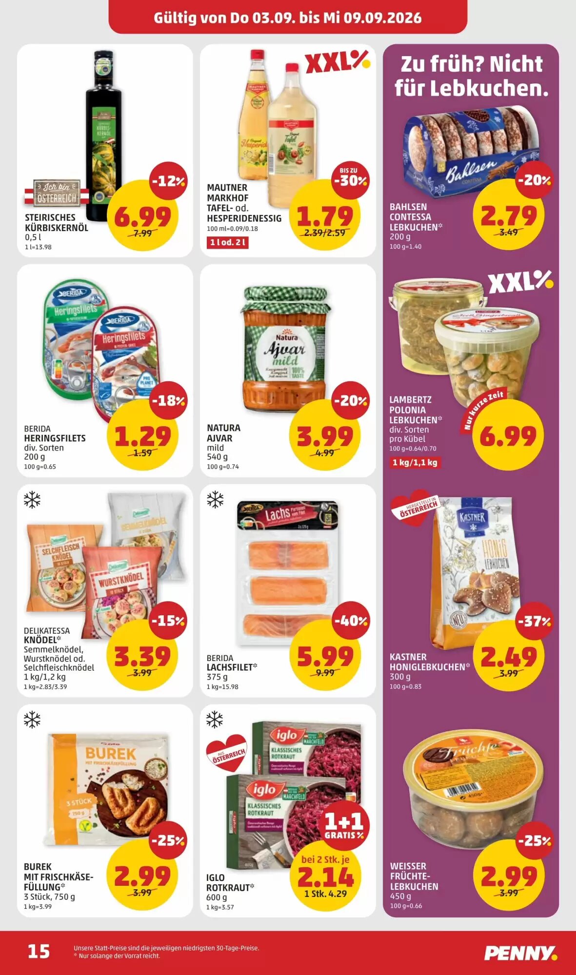PENNY Flugblatt (ab 03.09.2026) - Angebote und Prospekt - Seite 15
