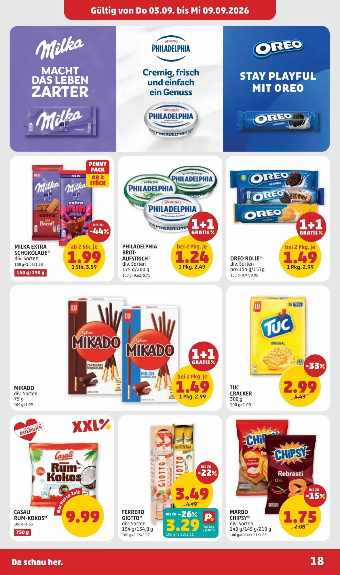 PENNY Flugblatt (ab 03.09.2026) - Angebote und Prospekt - Seite 18